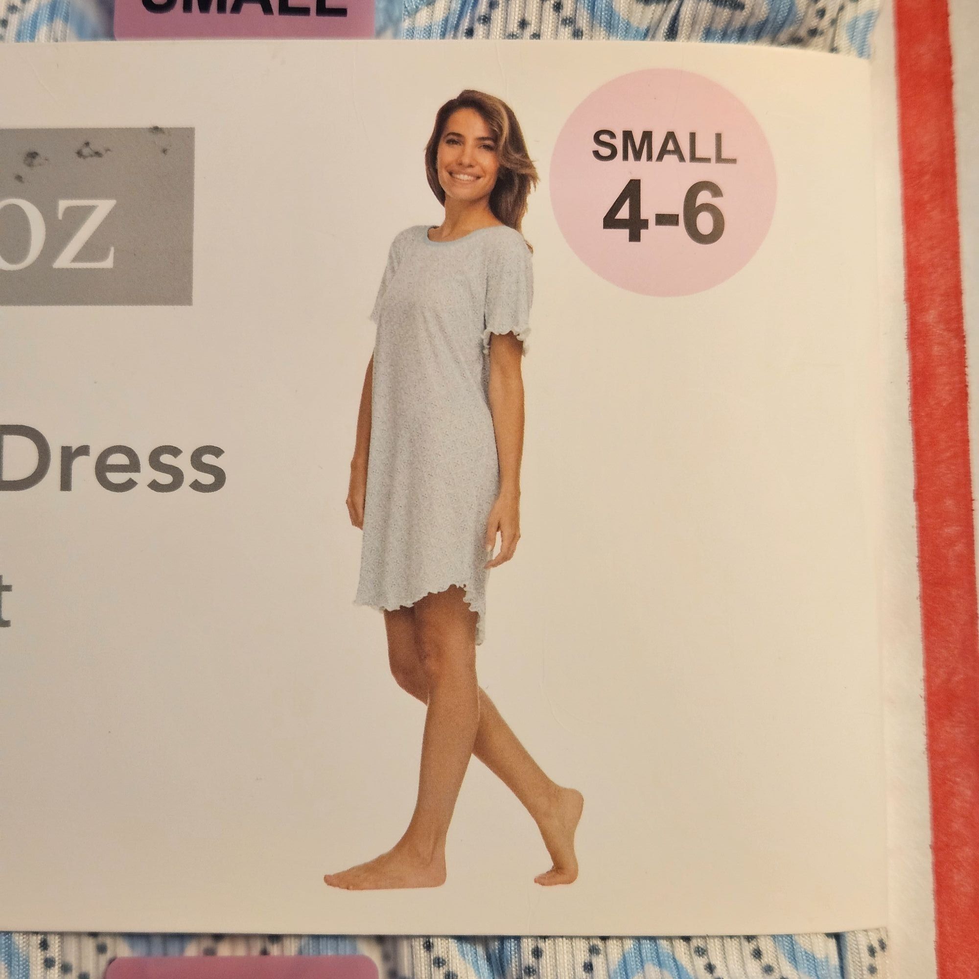 Other Flora Nikrooz Womens Short Sleeve Sleep Dress Small 4-6 Soft Size S / US 4 / IT 40 - 5 Thumbnail