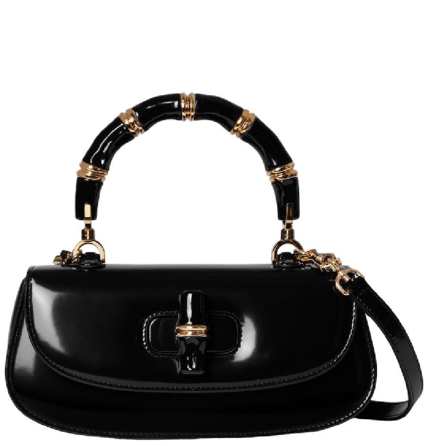 Gucci o1la5ras0526 Size: OS / Bamboo Diva Medium Bag in Black Size ONE SIZE - 1 Thumbnail