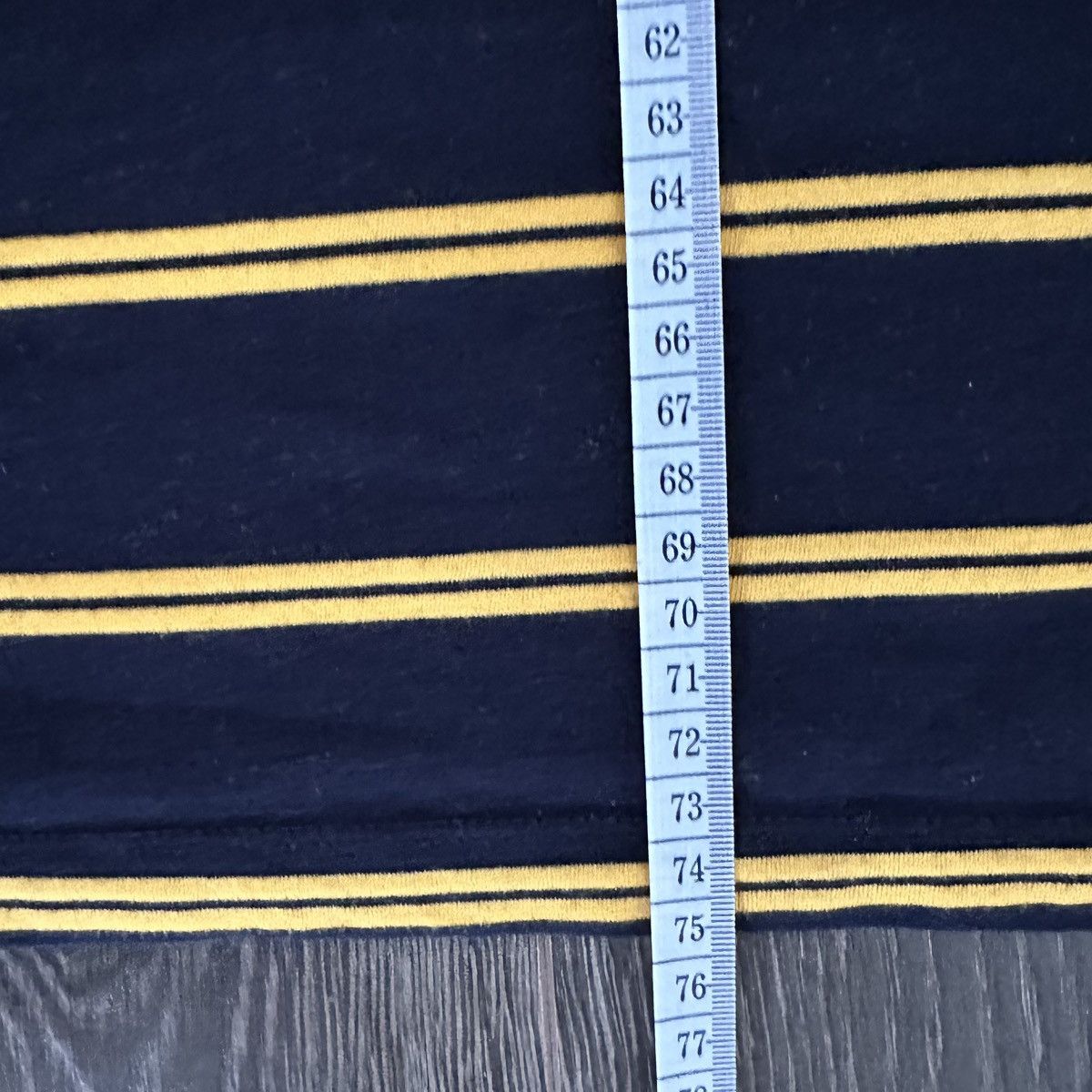 Scotch & Soda Scotch & Soda Black and Yellow Striped Tshirt Size L Size US L / EU 52-54 / 3 - 5 Thumbnail