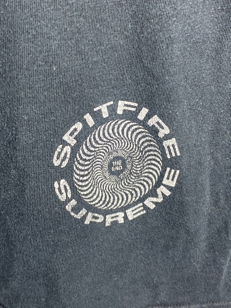 Spitfire × Supreme Black Vintage Supreme Spitfire Classic Swirl Faded Tee Size US M / EU 48-50 / 2 - 9 Thumbnail