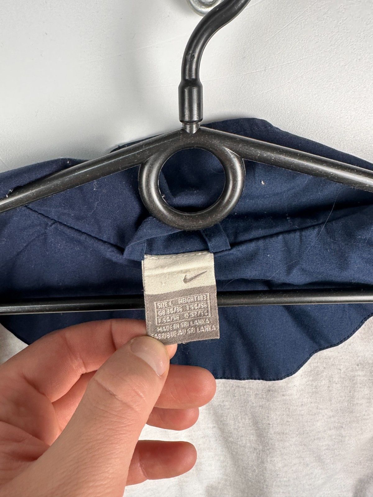 Nike 1971 Vintage USA Retro Nike Track Jacket Navy Mens Size L Size US L / EU 52-54 / 3 - 9 Thumbnail