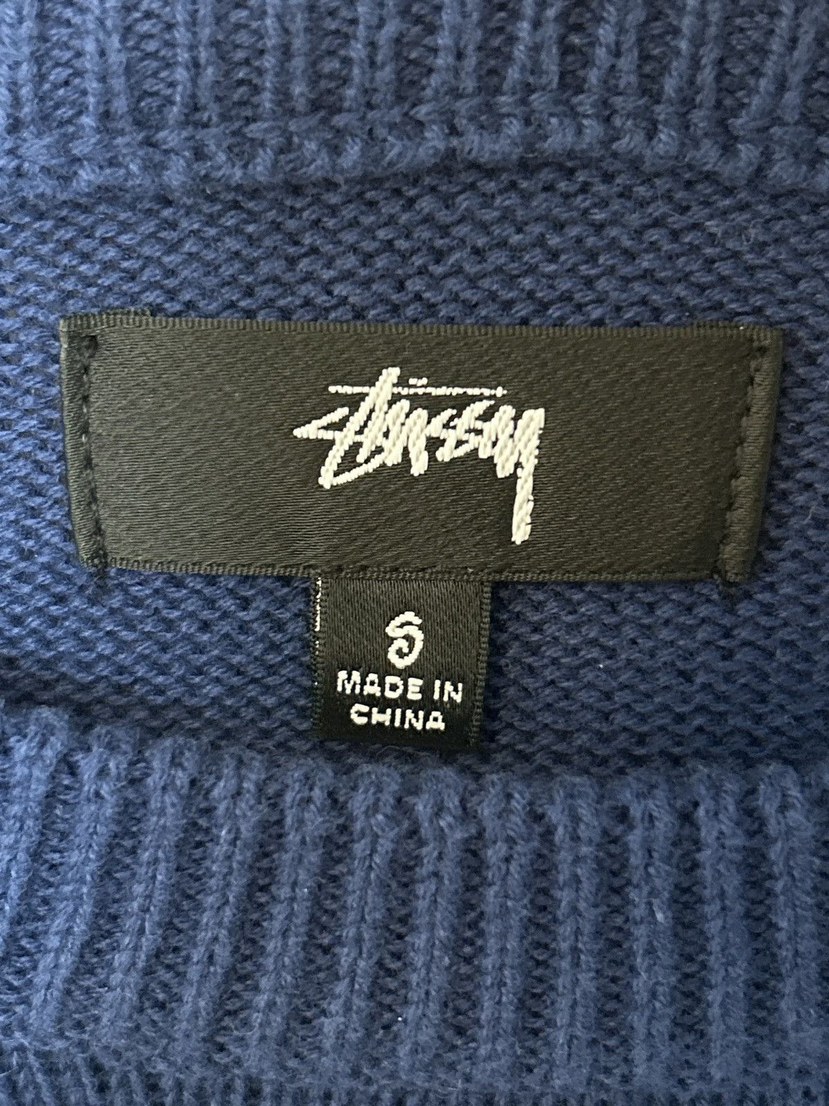 Stussy Billiard Sweater Navy BRAND NEW