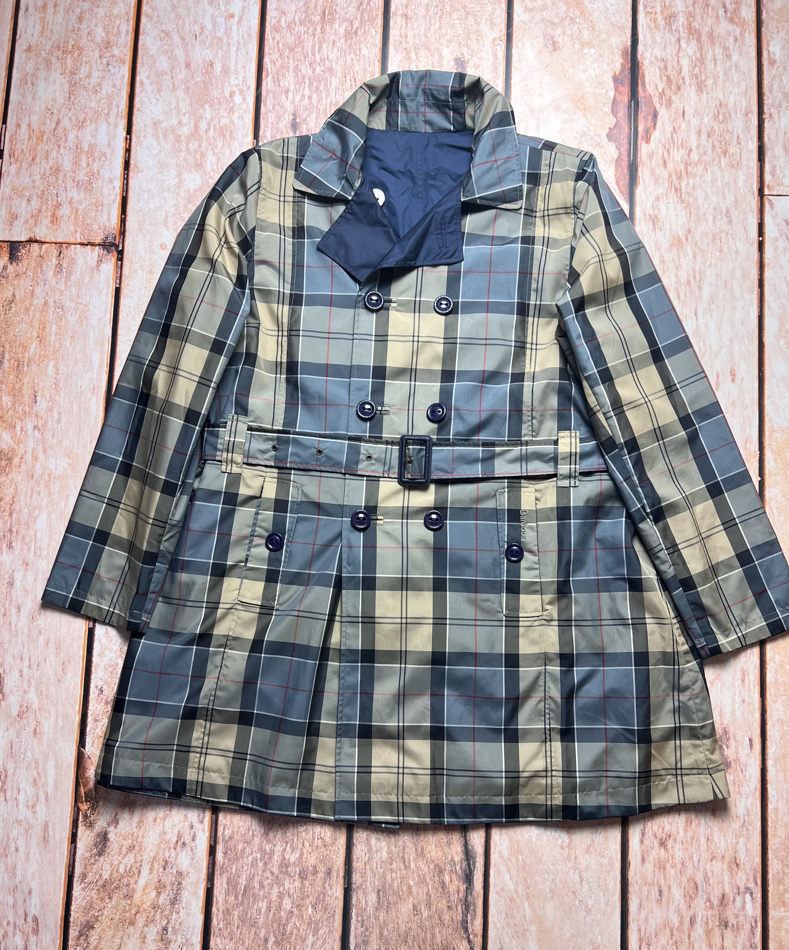 image of Barbour Cedar Coat Reversible Trench, Women's (Size XL)