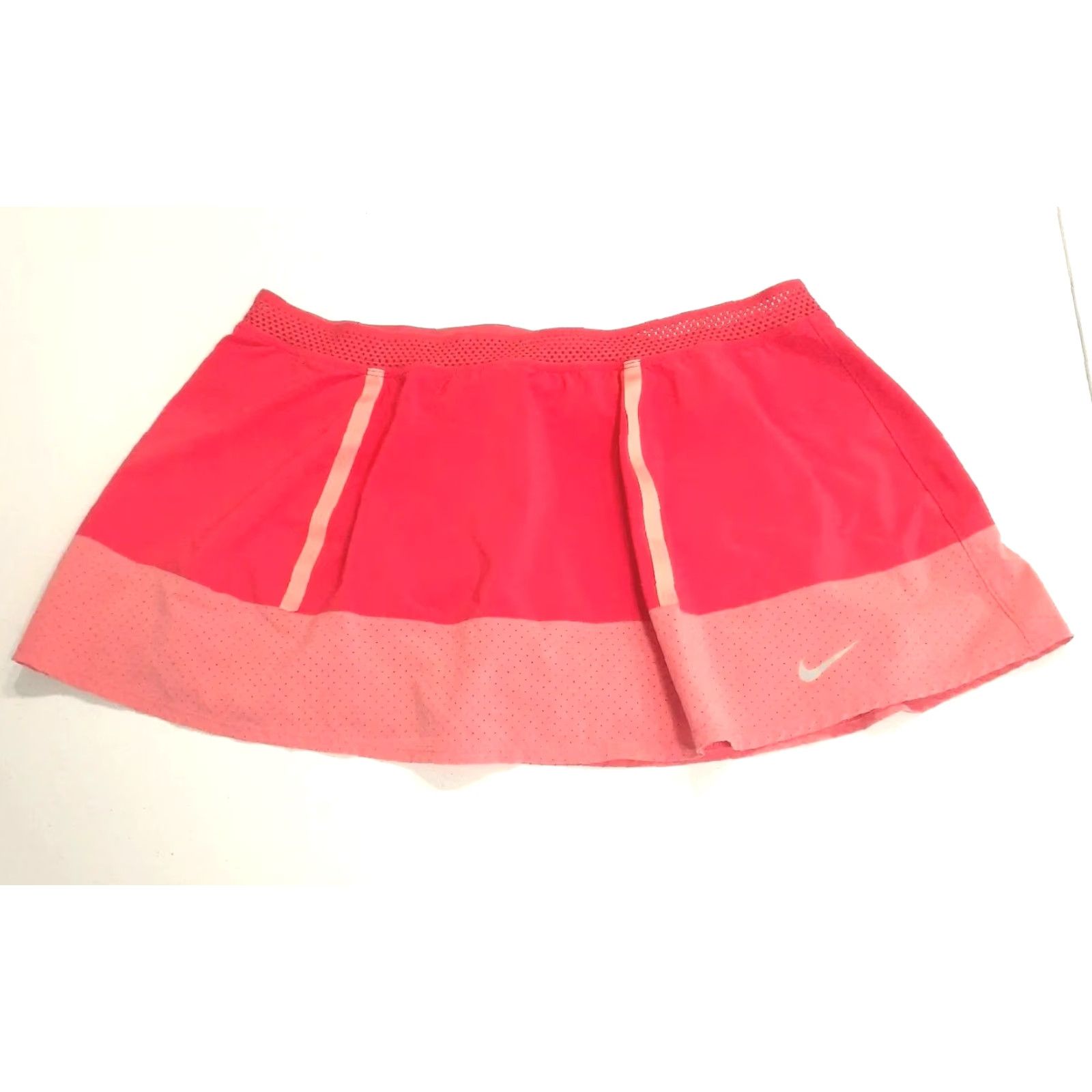 Nike Nike Dri Fit Skirt Skort Golf Tennis Pickleball Fits Large Pink Coral Waist 33" Skort Women L Short Athletic Activewear 90s? Size 36" / US 14 / IT 50 - 2 Thumbnail