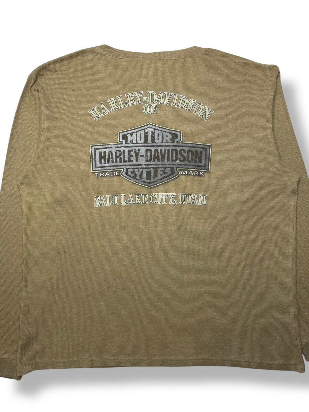Harley Davidson 2007 Harley Davidson Long Sleeve Thermal Size US XXL / EU 58 / 5 - 5 Thumbnail