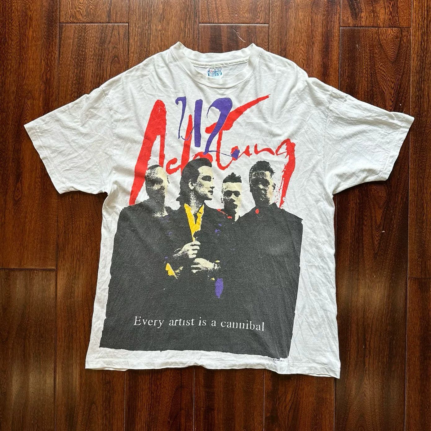 Vintage U2 Vintage 90s Tee Size US M / EU 48-50 / 2 - 1 Thumbnail