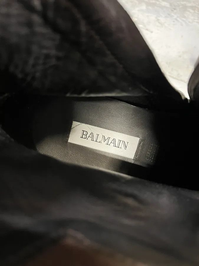 Balmain Balmain Dark Brown Ankle Suede Leather Boots Size US 9 / EU 42 - 11 Thumbnail
