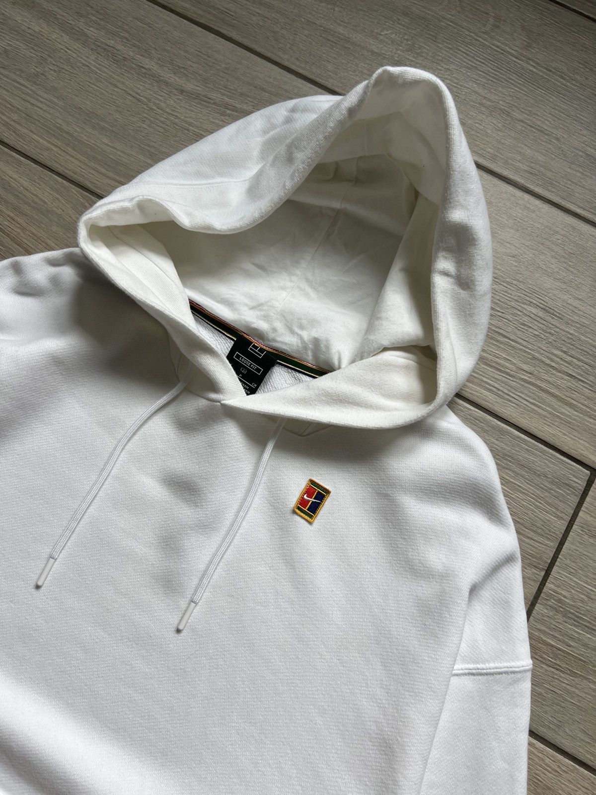 Nike × Vintage Vintage Nike Tennis Court Hoodie x Andre Agassi Rare Size US S / EU 44-46 / 1 - 5 Thumbnail