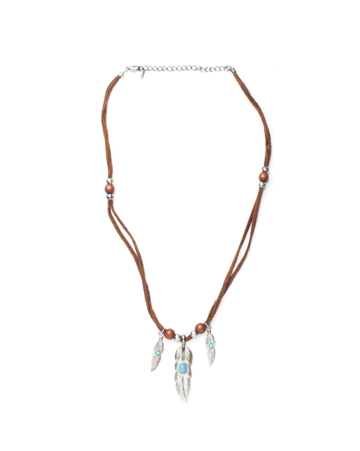 Vintage 2000S JAPANESE MADE NATIVE NAVAJO FEATHER NECKLACE Size ONE SIZE - 1 Thumbnail