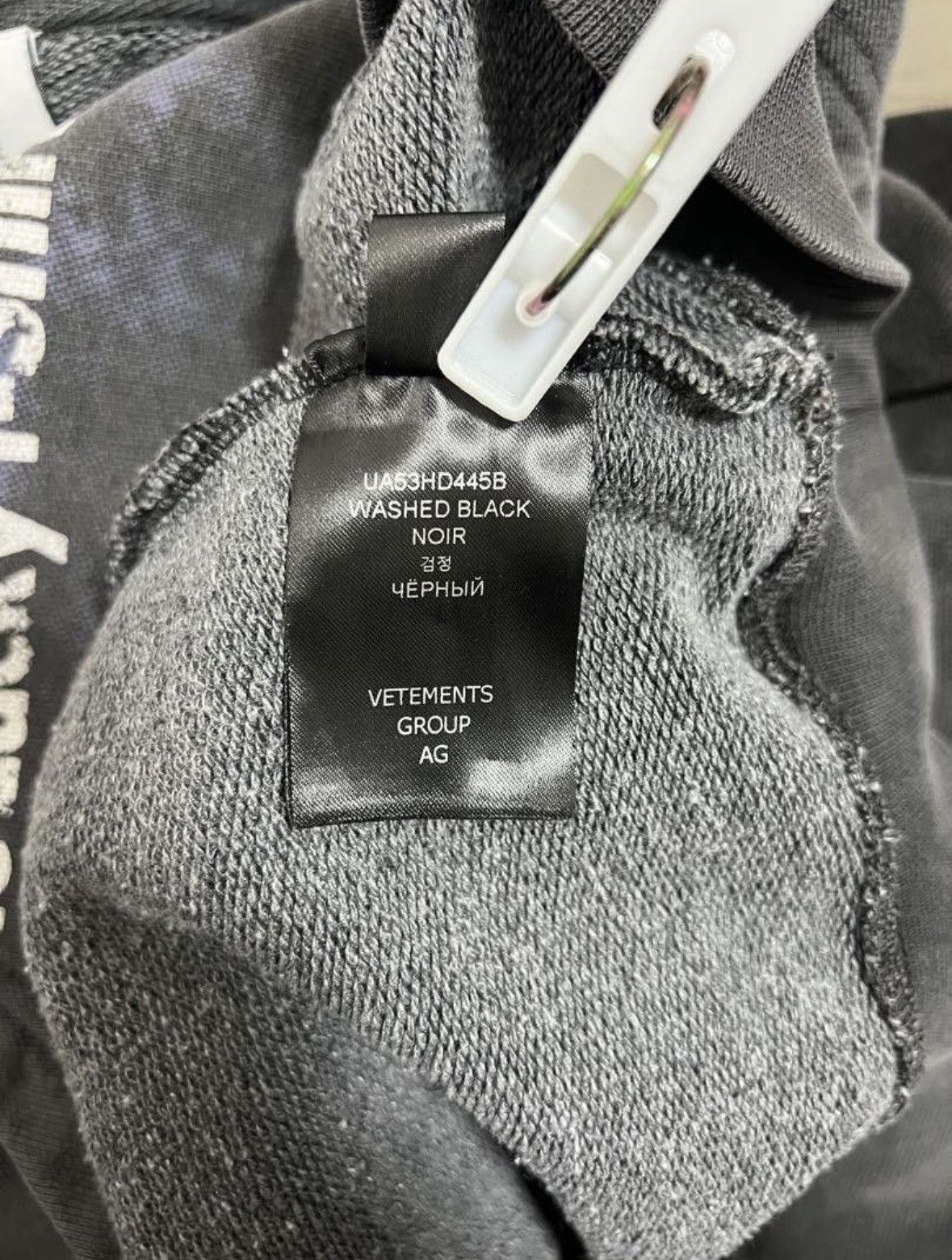 Vetements VETEMENTS I Just Got Lucky Hoodie Size US M / EU 48-50 / 2 - 7 Thumbnail