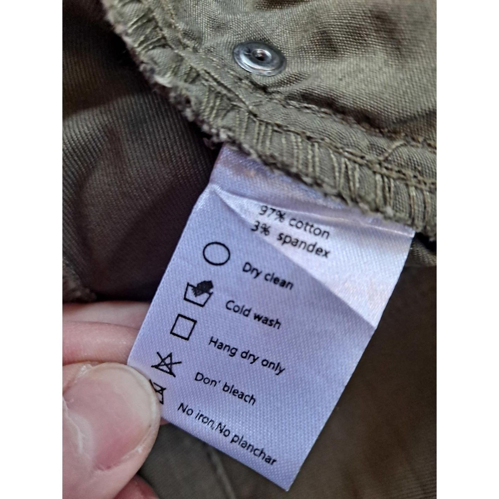 Other Under 510 Olive Green Casual Canvas Pants 34x25 Size US 34 / EU 50 - 5 Thumbnail