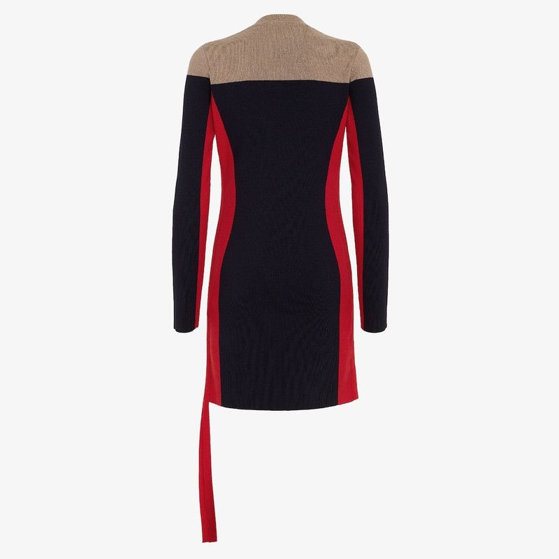 Fendi o1s1wg110326 Dress in Multicolor Size XL / US 12-14 / IT 48-50 - 2 Thumbnail