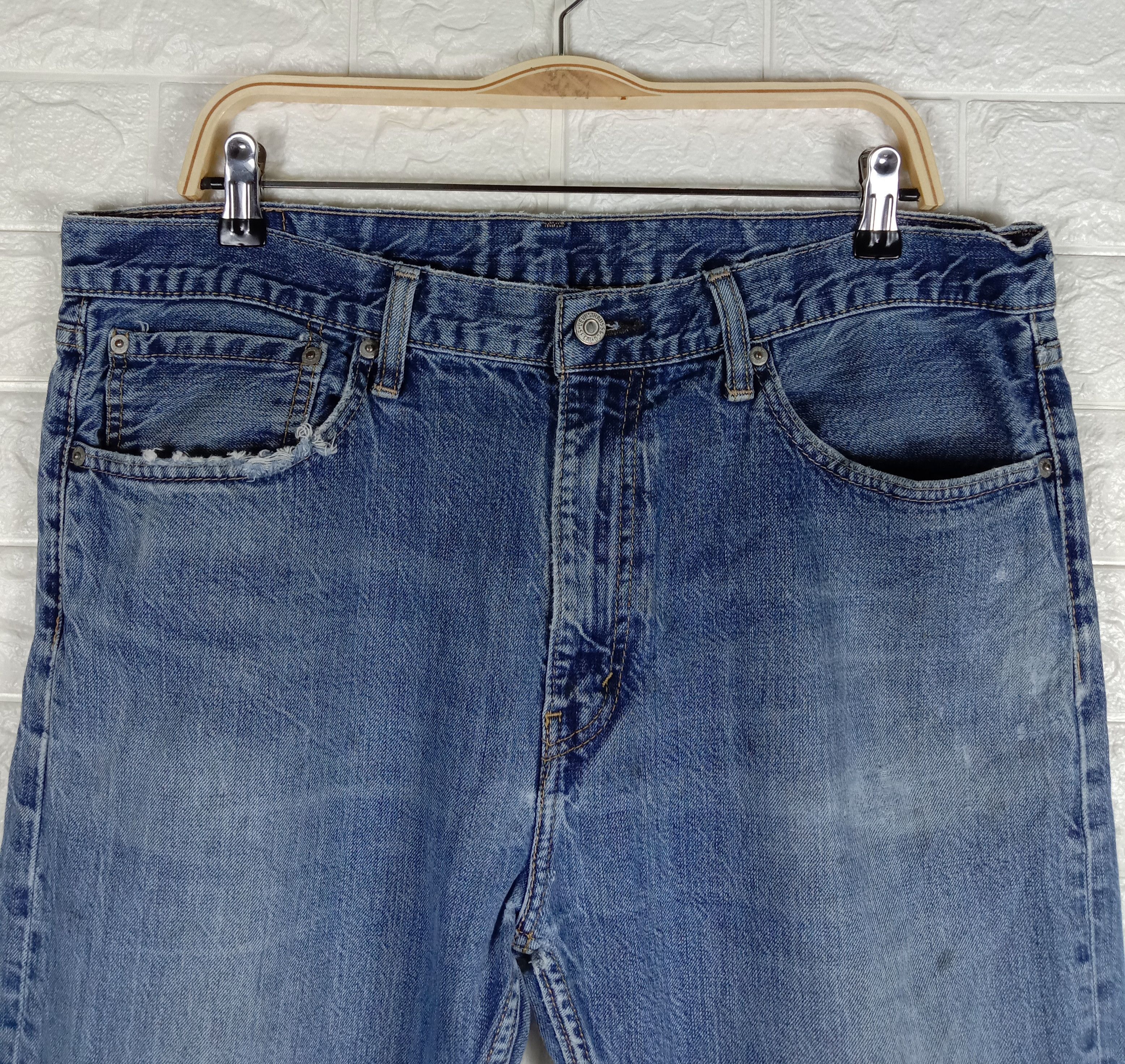 Vintage Levi's 508 Ripped Jeans Earth Tone Distressed Denim