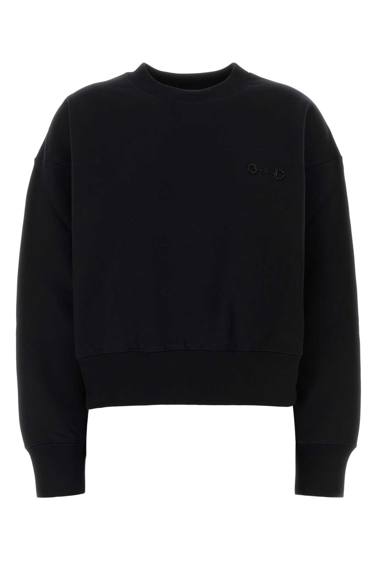 Gucci Black Cotton Sweatshirt Size M / US 6-8 / IT 42-44 - 1 Thumbnail