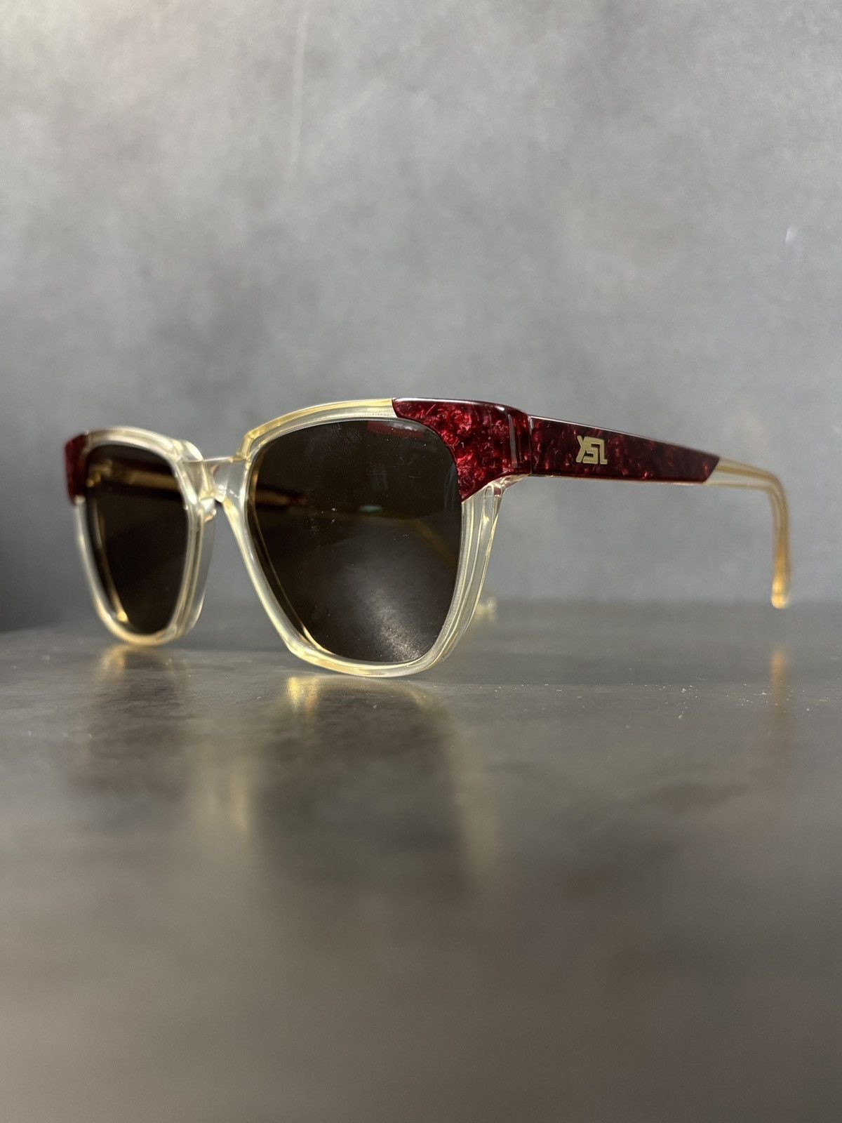 Yves Saint Laurent 1980s YSL Sunglasses 90s Vintage Yves Saint Laurent Cephale Size ONE SIZE - 1 Thumbnail