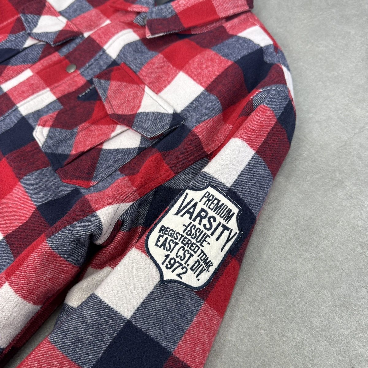 Ecko Unltd. Ecko Unltd. Premium Varsity Jacket Wool Checked Men Size XL Size US XL / EU 56 / 4 - 8 Thumbnail