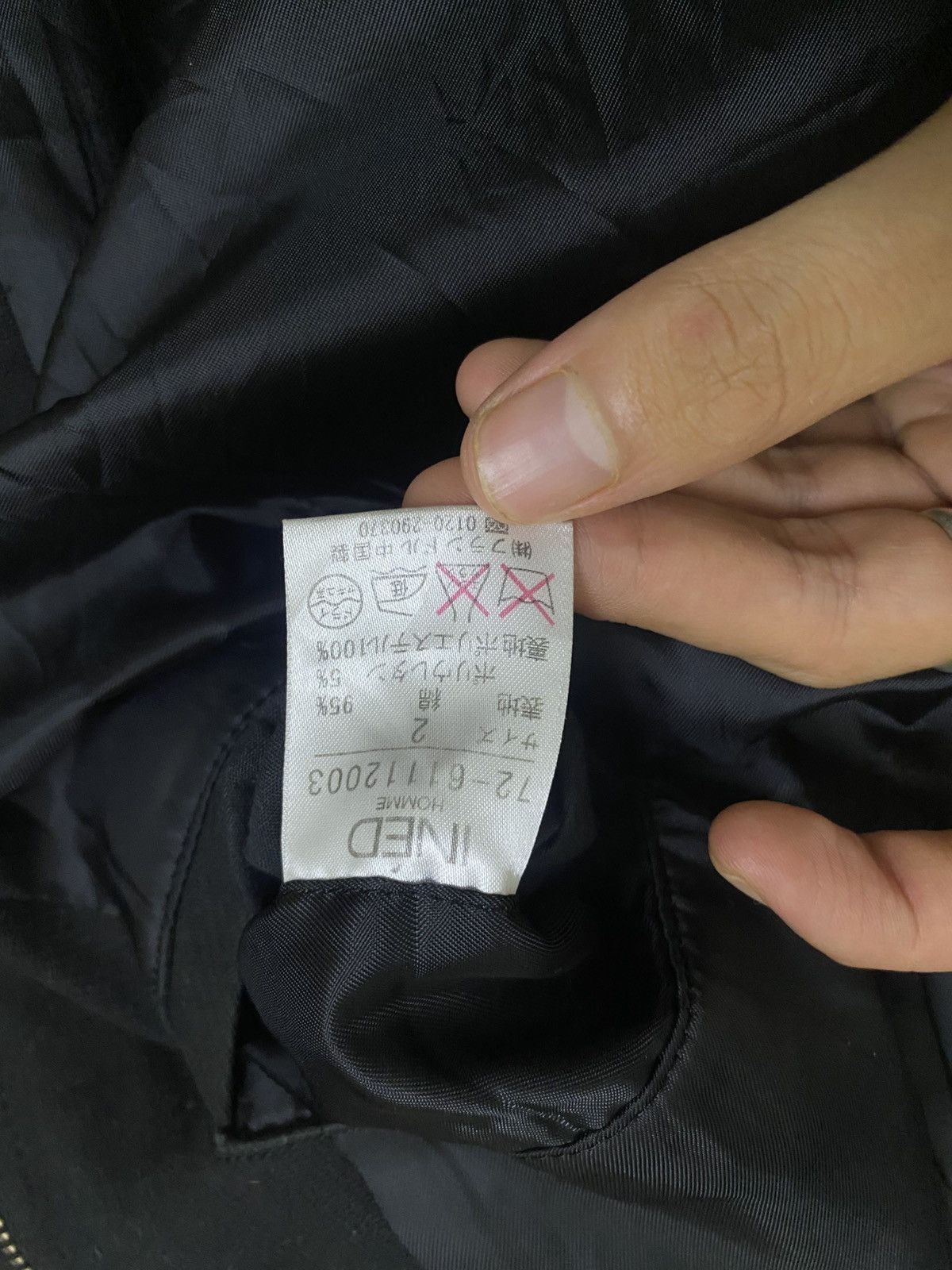 Yohji Yamamoto FW05 Ined Homme Minimalist Stand Collar Jacket Size US L / EU 52-54 / 3 - 8 Thumbnail