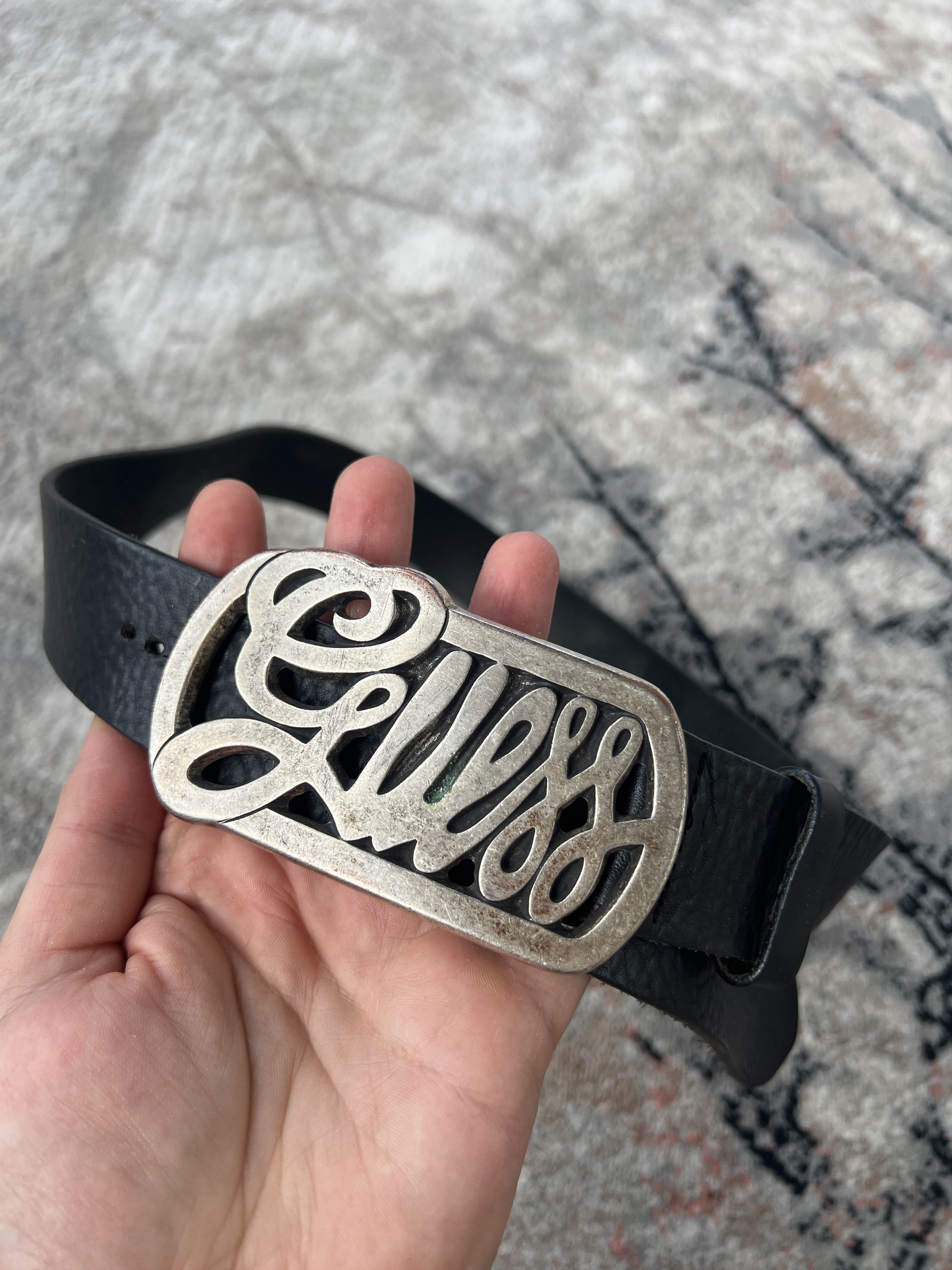 Guess × Leather × Vintage Guess Vintage Leather Belt | Grailed display picture 1