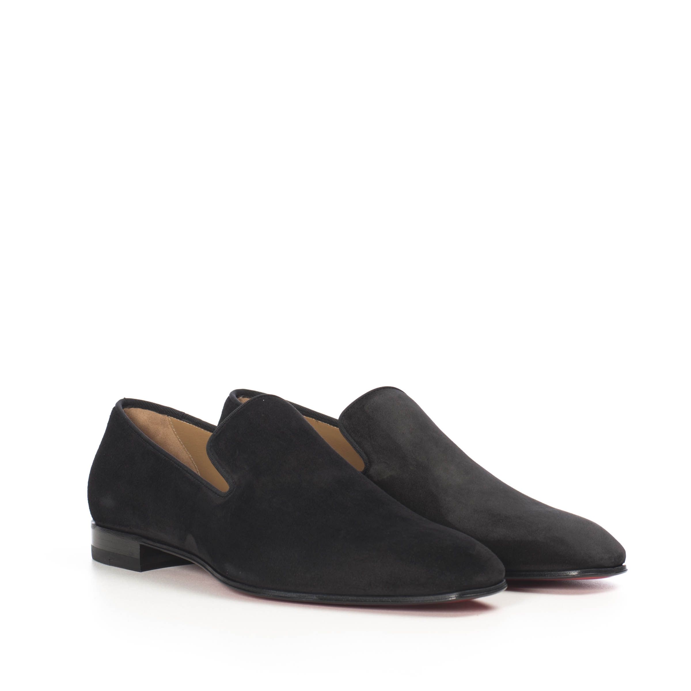 Black Suede Dandelion Loafers