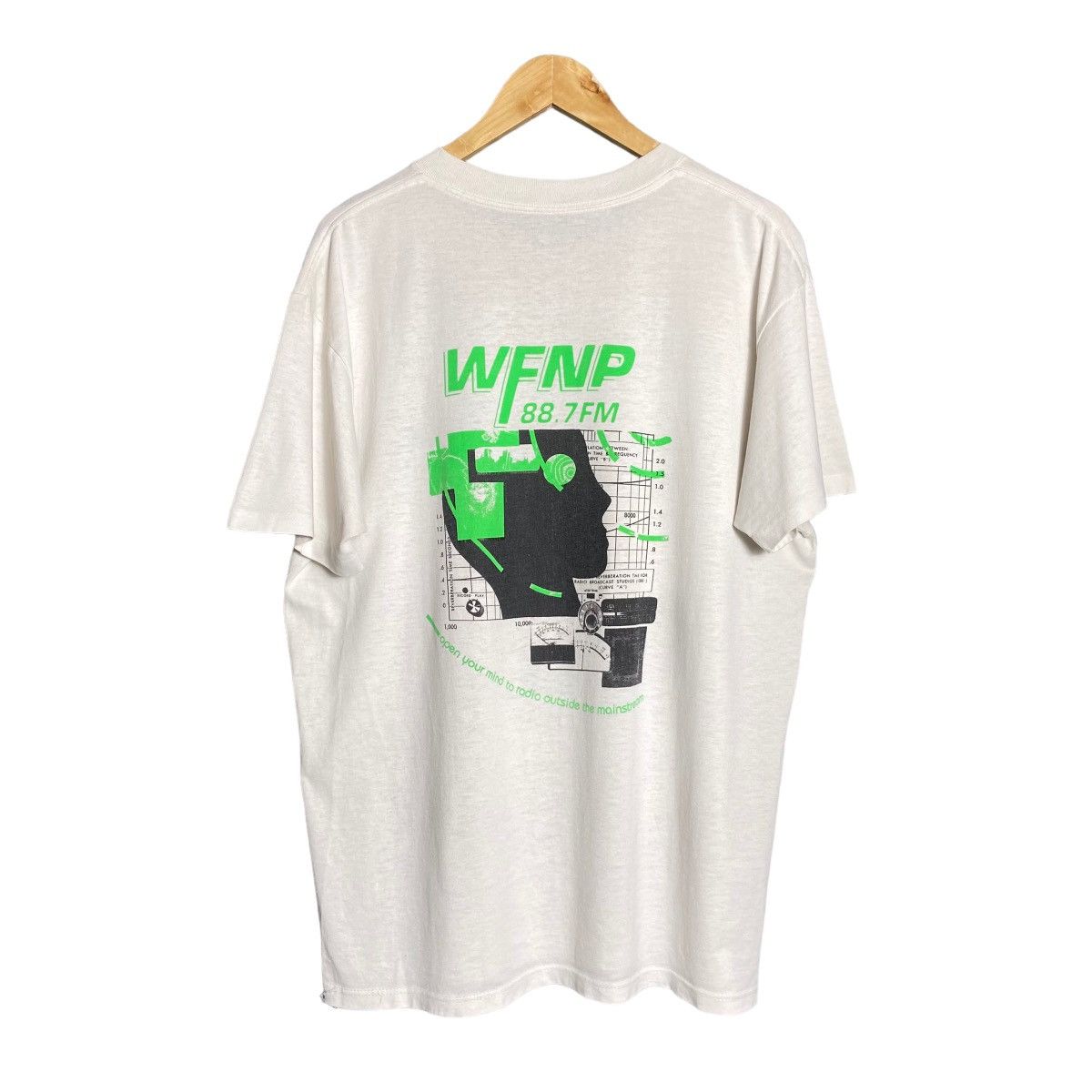 Band Tees × Vintage Rare Vintage 1989 WFNP Radio Rock / Metal Band Tee Size US XL / EU 56 / 4 - 3 Thumbnail