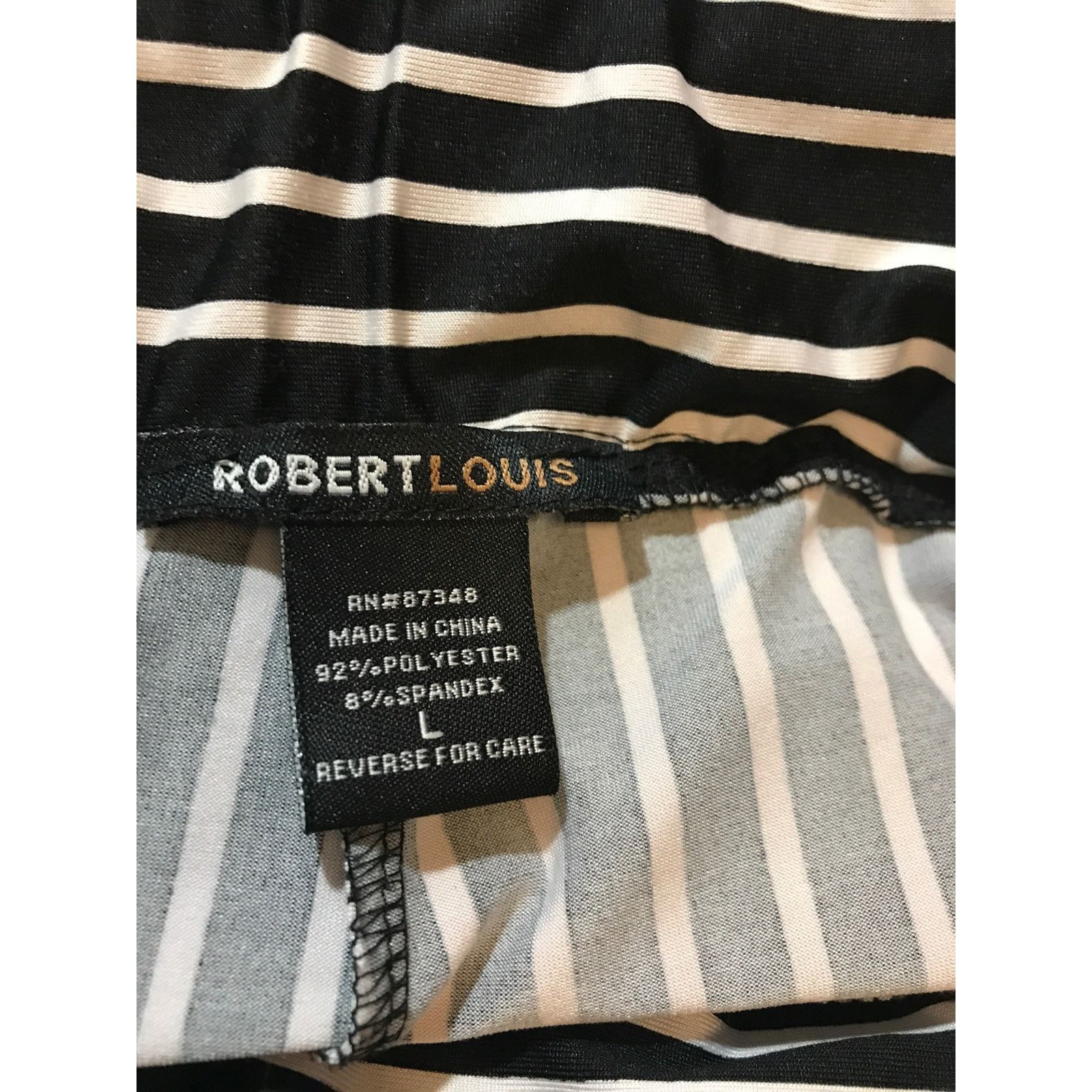 Other Robert Louis Stretch Striped Long Pants L Size 32" / US 10 / IT 46 - 3 Thumbnail
