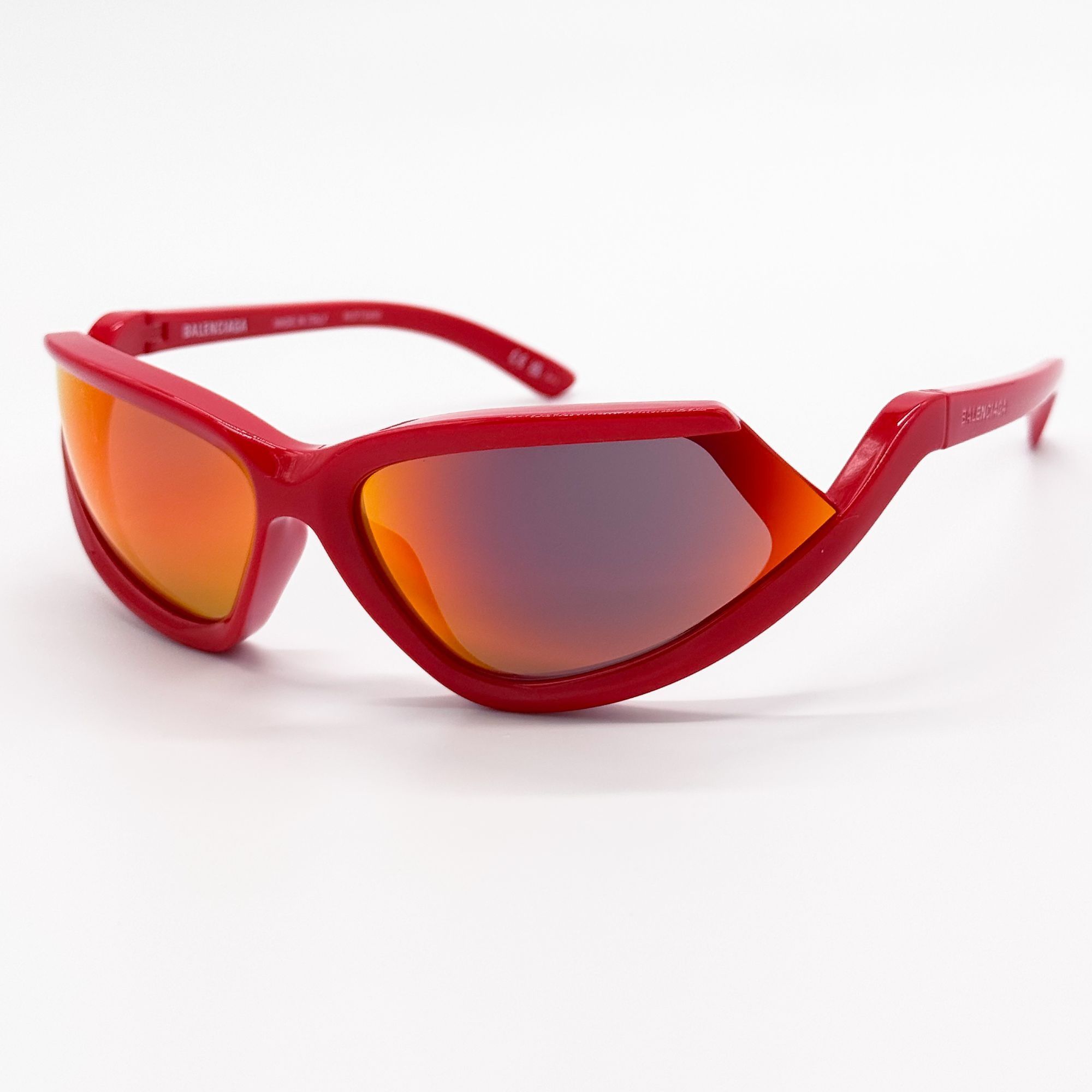 Balenciaga NEW BALENCIAGA BB0289S 005 SUNGLASSES RED GEOMETRIC UNISEX Size ONE SIZE - 2 Thumbnail