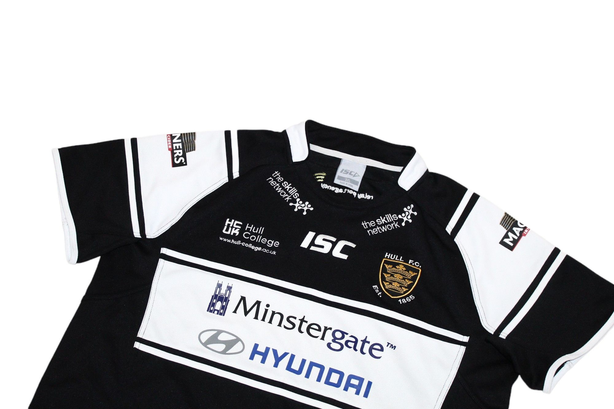 Vintage ISC RUGBY LEAGUE HULL FC HYUNDAI 2014/15 Jersey Size US XXL / EU 58 / 5 - 2 Thumbnail