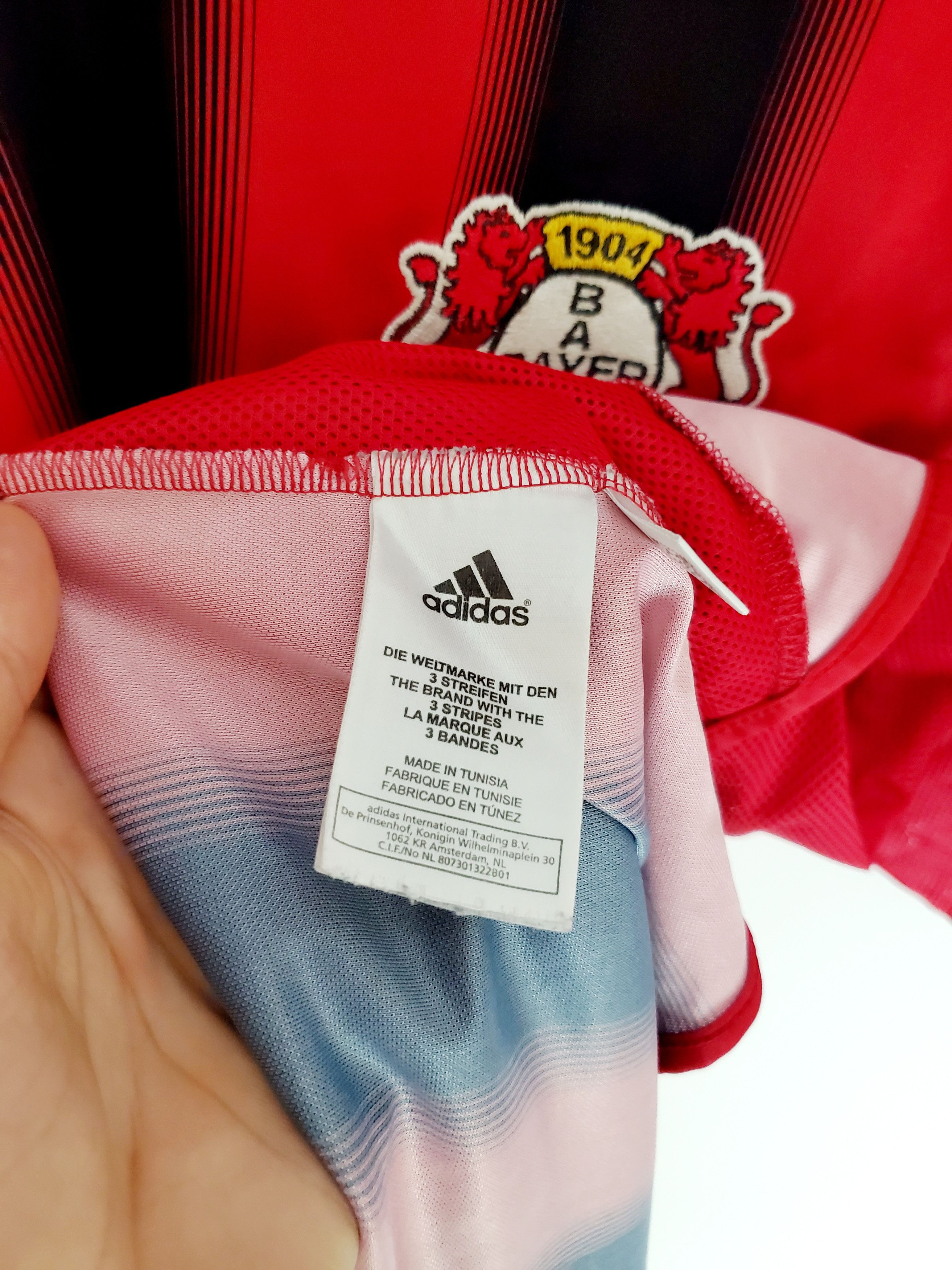 Adidas Bayer 04 Leverkusen Home 2005 Soccer Adidas #19 BABIC L Size US L / EU 52-54 / 3 - 7 Thumbnail