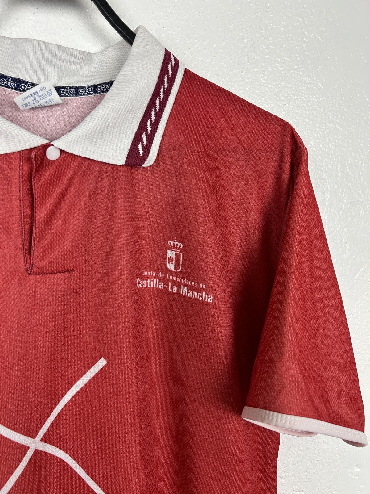 Vintage Vintage Efa Castilla La Mancha #6 Match Worn Soccer Jersey Size US M / EU 48-50 / 2 - 2 Thumbnail