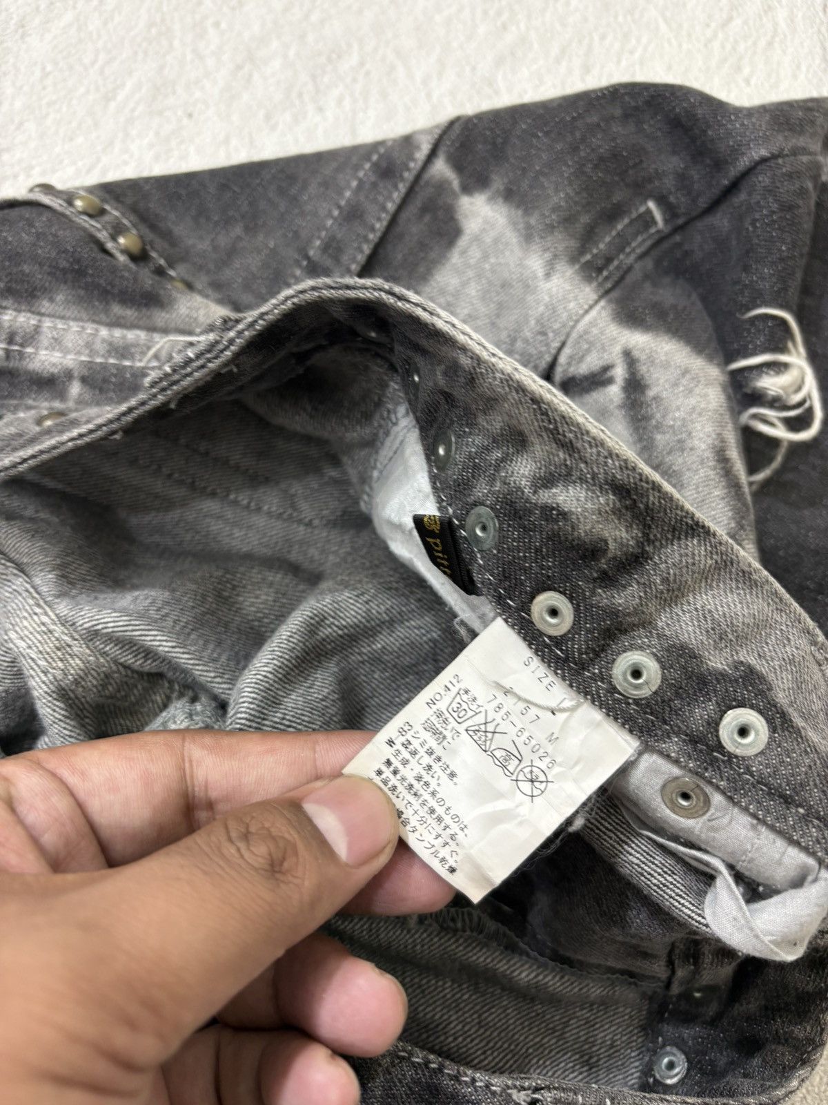 Hysteric Glamour 2000s Japanese studet smoke wash denim y2k style Size US 32 / EU 48 - 6 Thumbnail