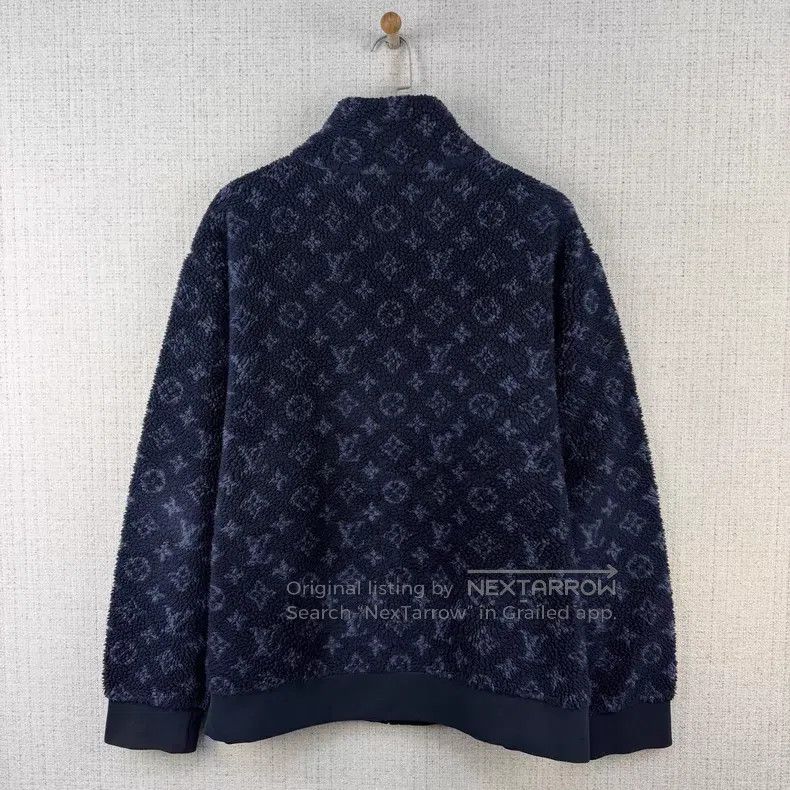Louis Vuitton Louis Vuitton Monogram full-print jacquard polar fleece ja Size US XXL / EU 58 / 5 - 3 Thumbnail