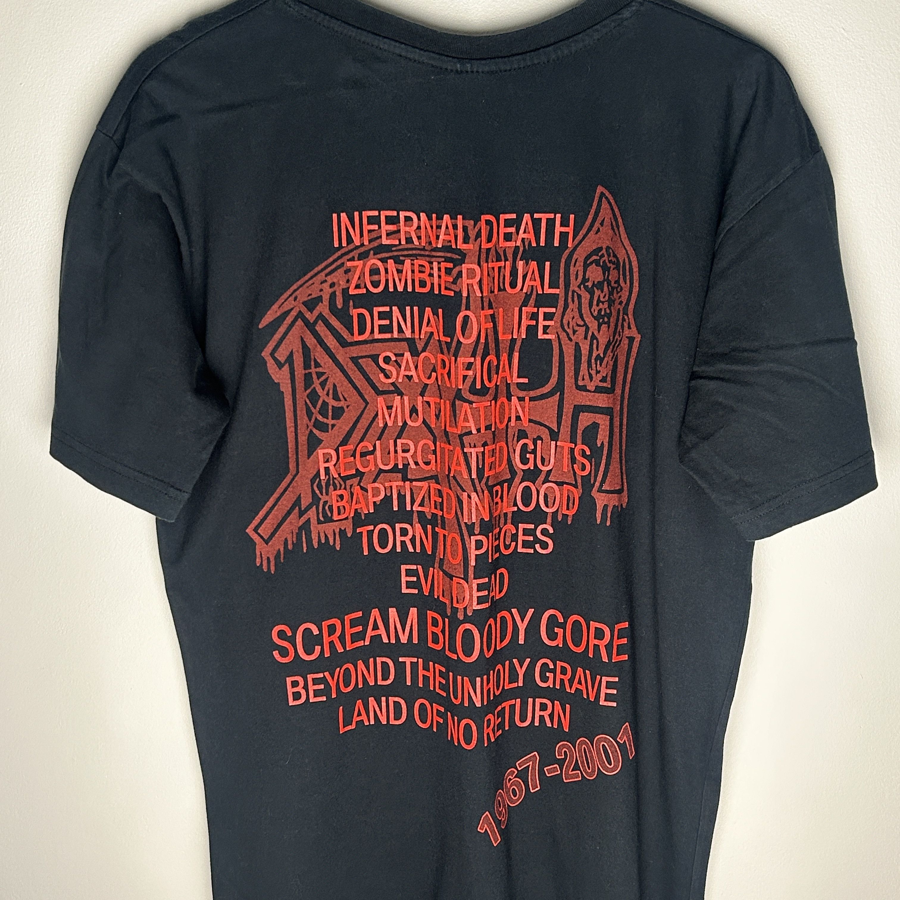 Band Tees Vintage Death Scream Bloody Gore 2001 Band T-shirt Size US XL / EU 56 / 4 - 4 Thumbnail