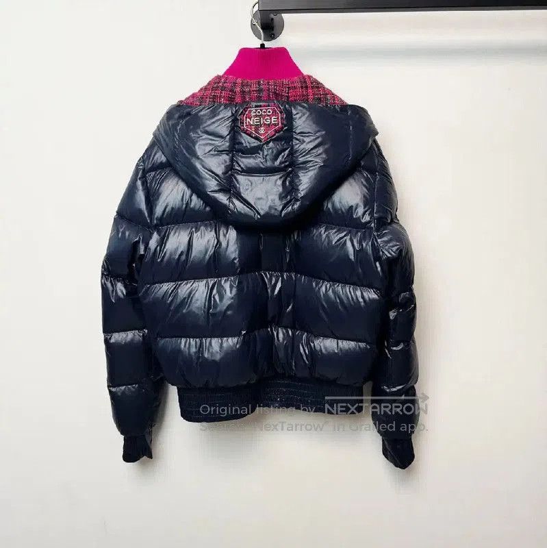 Chanel Chanel Women's Blue Puffer Jacket Size S . Size S / US 4 / IT 40 - 2 Thumbnail