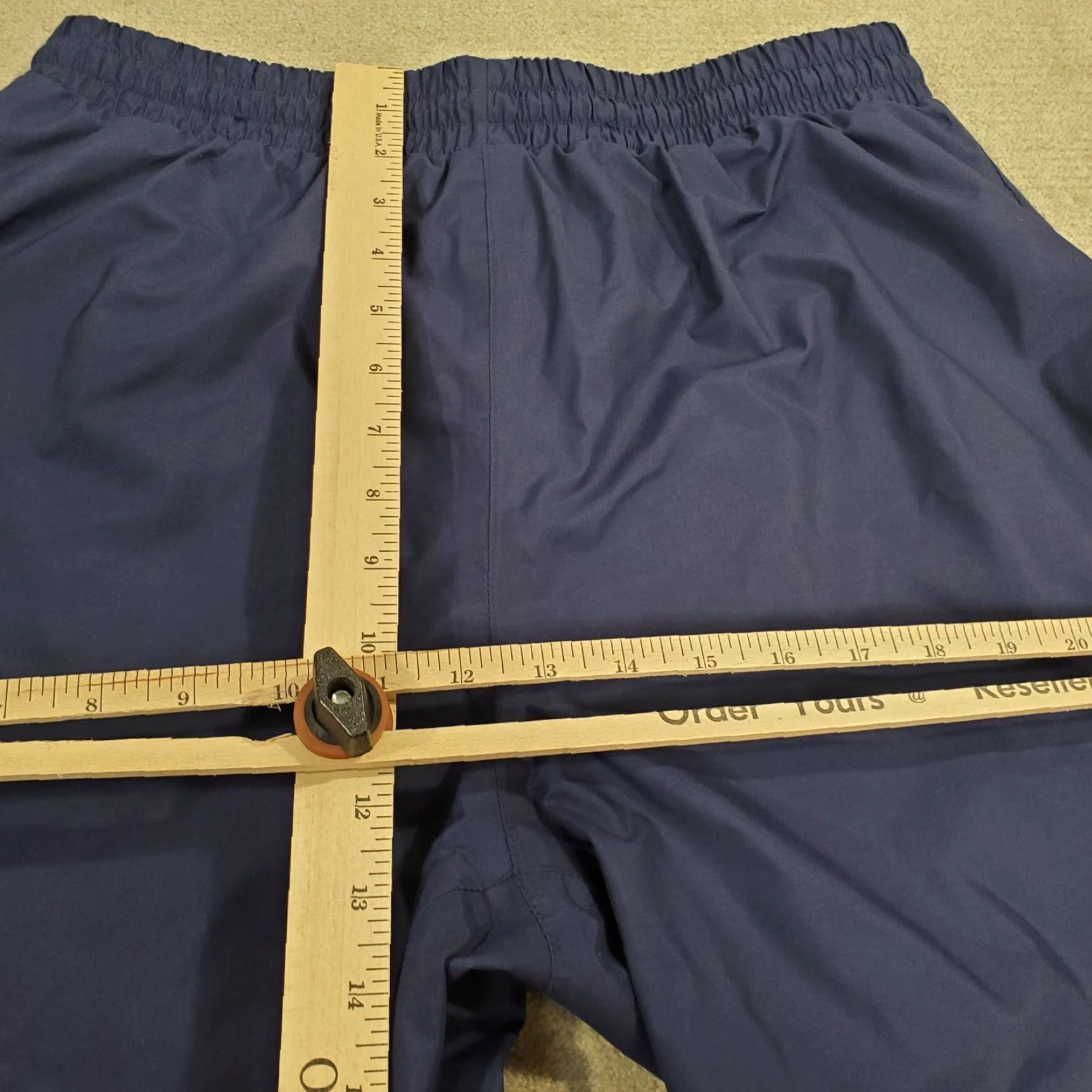 Vintage Cabela's Pants Mens Medium Blue Gore Tex Windbreaker Hiking Outdoors Fishing Windbreaker Pockets Logo Lightweight Inseam 30 Straight Regular Size US 31 - 4 Thumbnail
