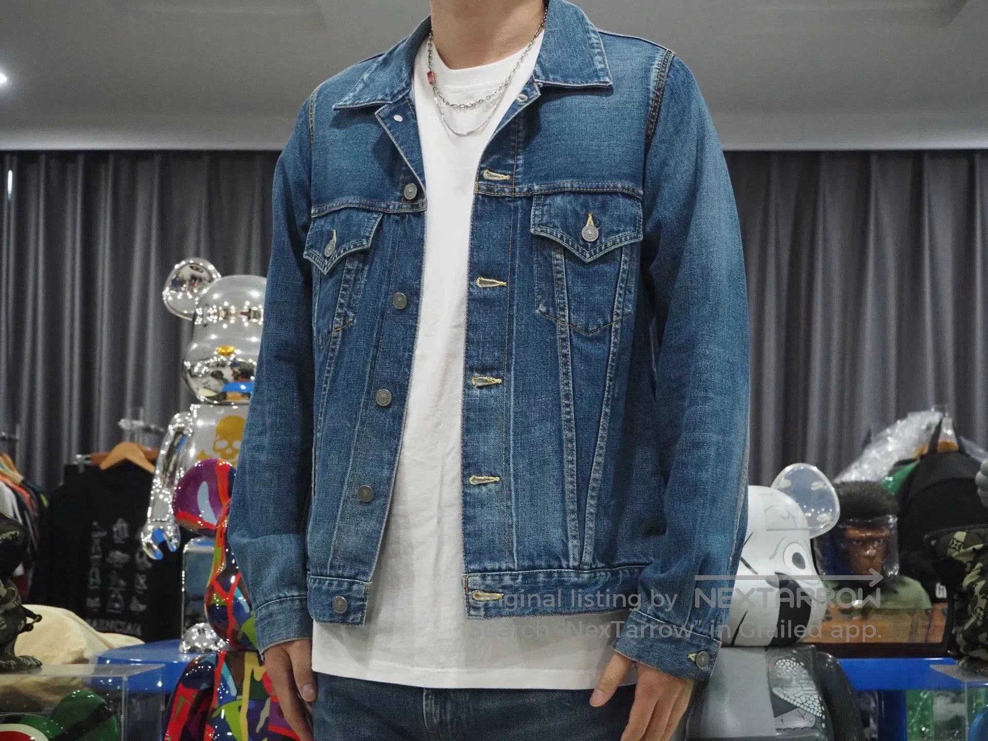 Visvim VISVIM SS 103 Damaged Washed Denim Jacket. Size US M / EU 48-50 / 2 - 8 Thumbnail