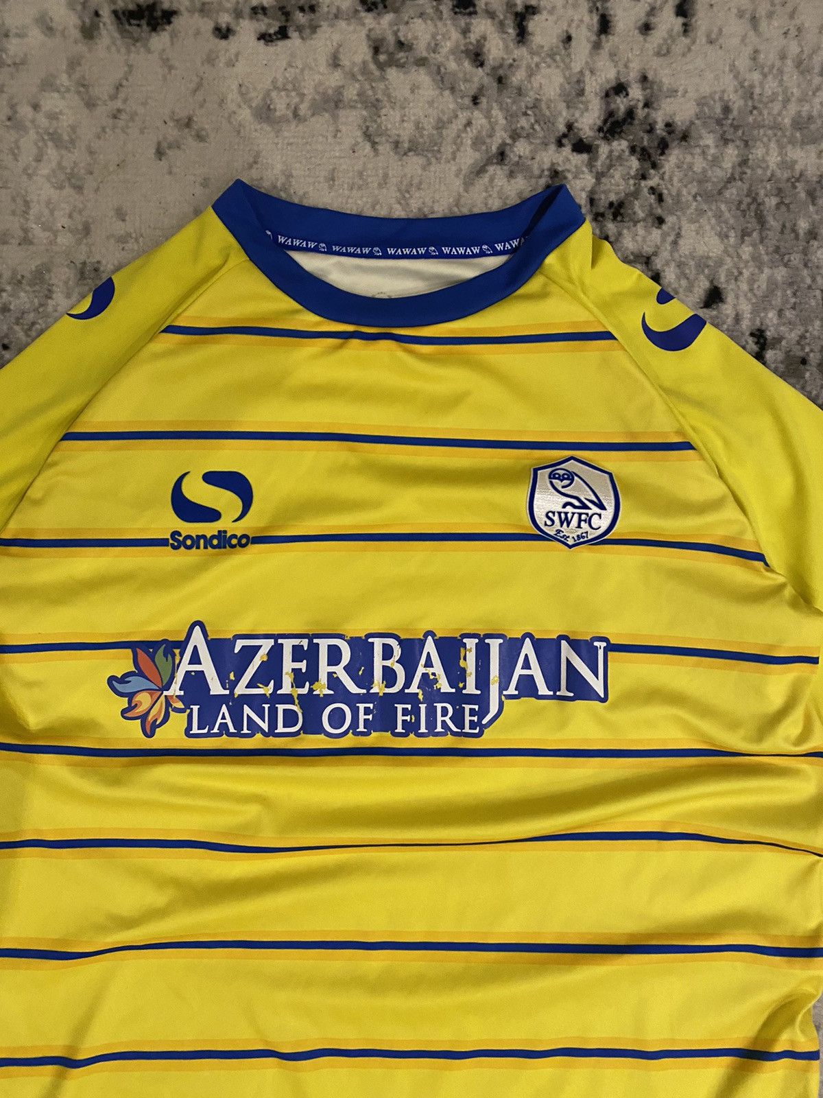Vintage Sheffield Wednesday 2014-2015 Jersey First Kit Blockcore Size US L / EU 52-54 / 3 - 4 Thumbnail