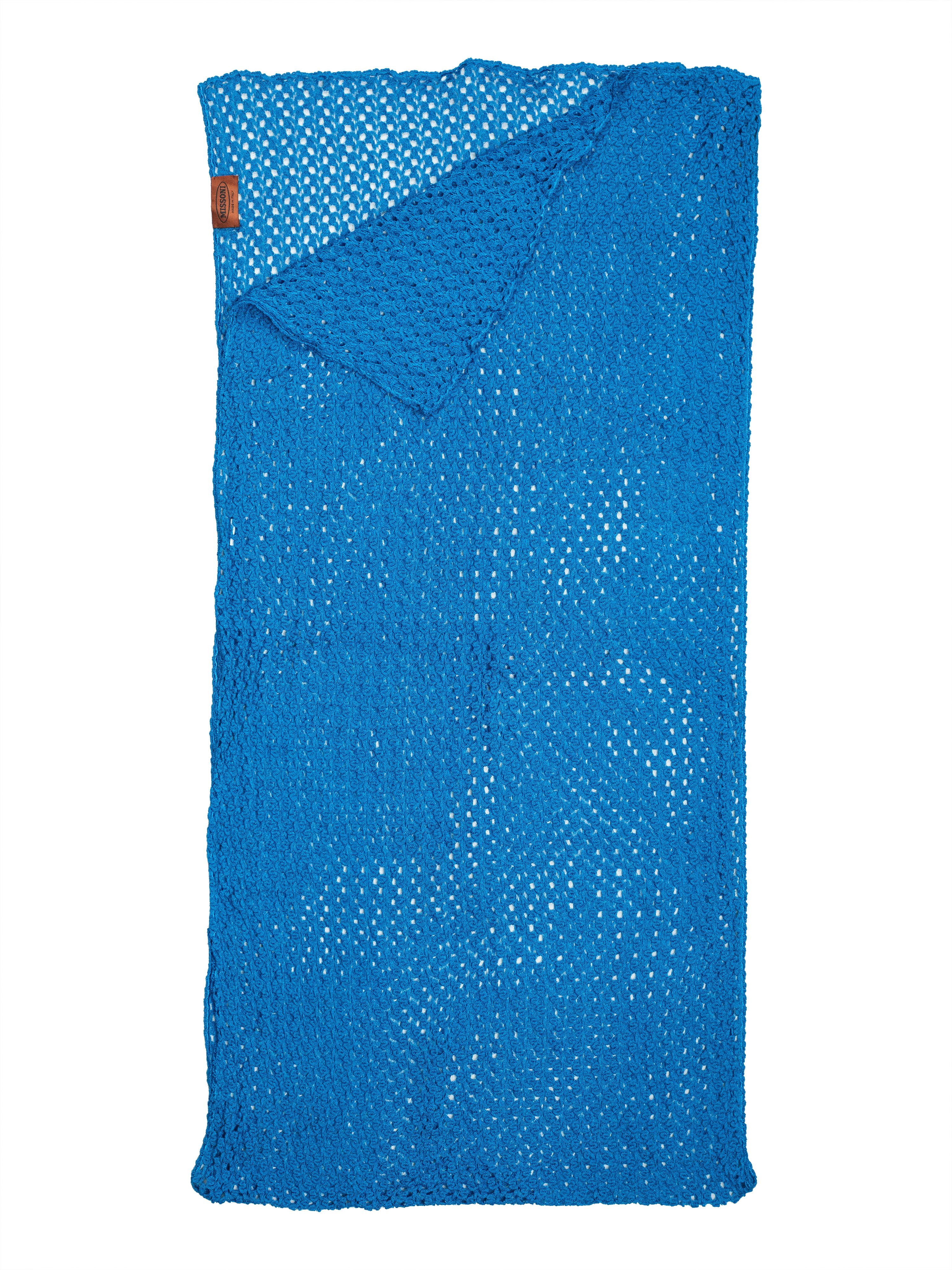 Missoni Missoni Turquoise Crocheted Scarf Size ONE SIZE - 2 Thumbnail