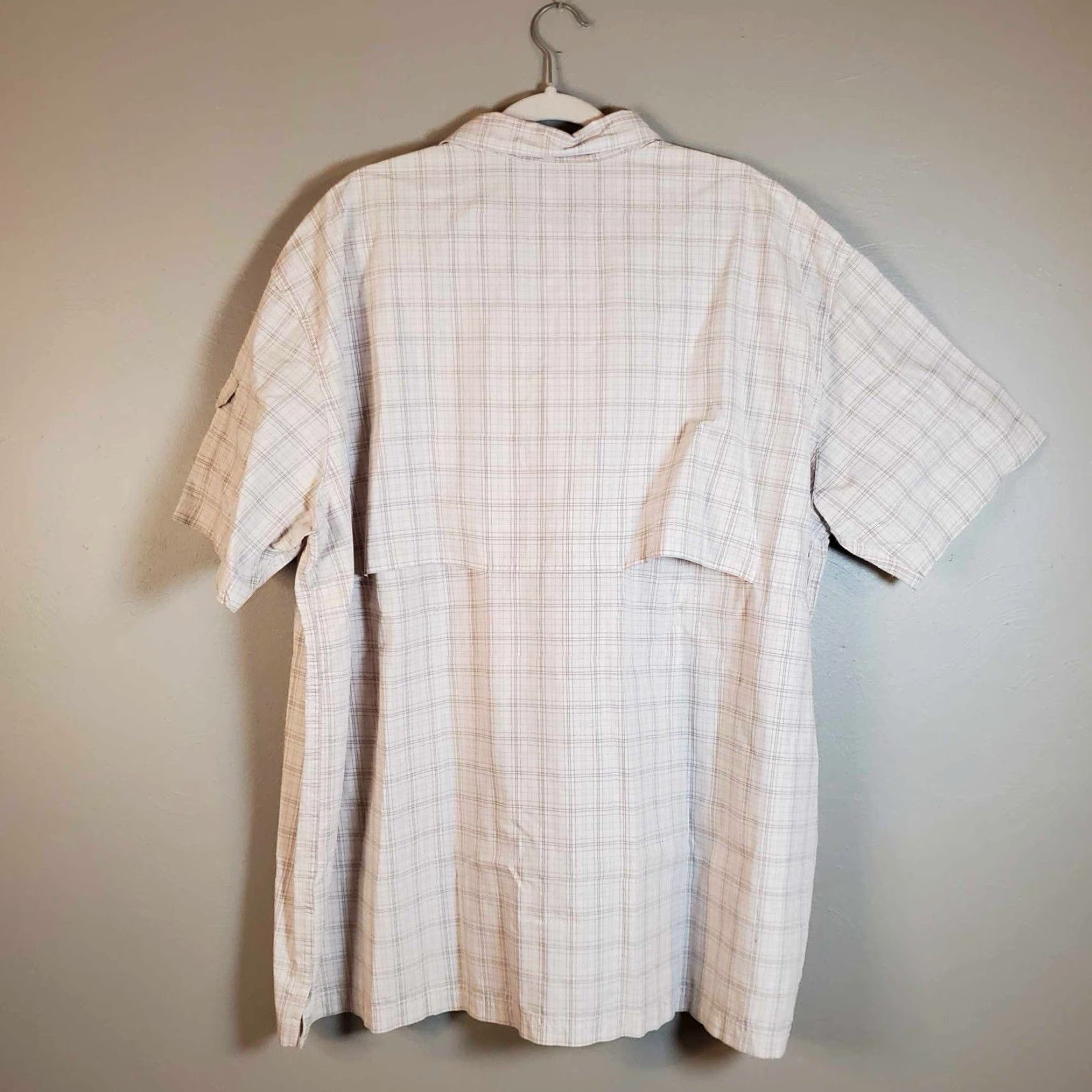 Vintage ST JOHNS BAY Cape Back Shirt Mens 2XL 2XG Plaid Short Sleeve Button Size US XXL / EU 58 / 5 - 3 Thumbnail