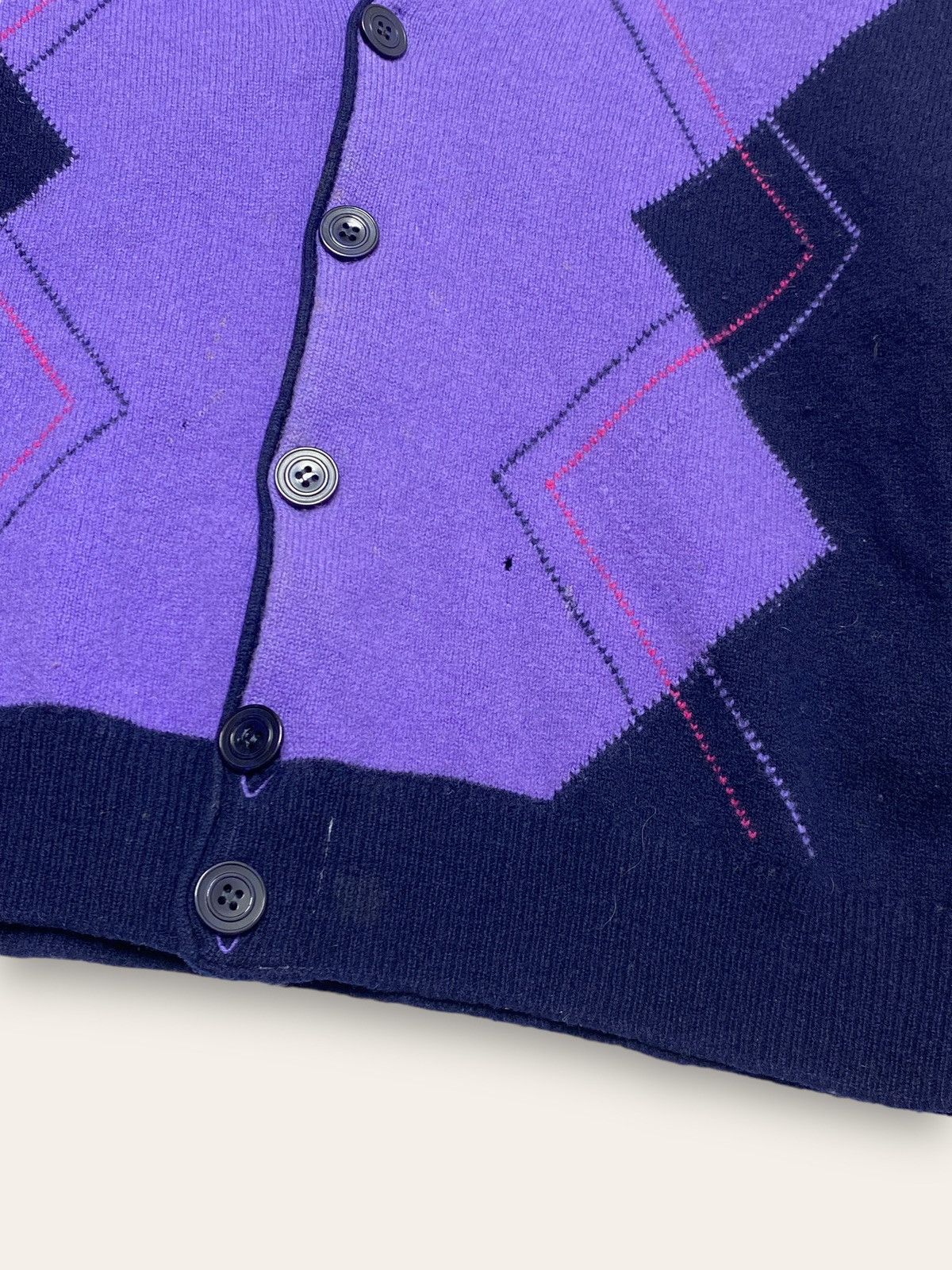 Vintage Vintage CLAN ROYAL Crazy Colours Style Cardigan Y2k Size US XL / EU 56 / 4 - 7 Thumbnail