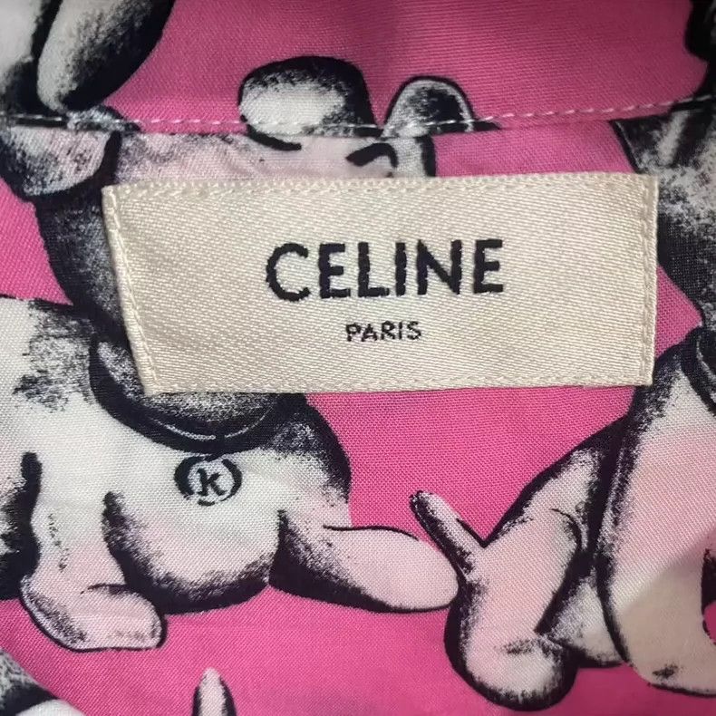 Celine Celine 22SS Pink Puppy Short Sleeve Shirt 2503-Nextarrow Size US XXS / EU 40 - 4 Thumbnail