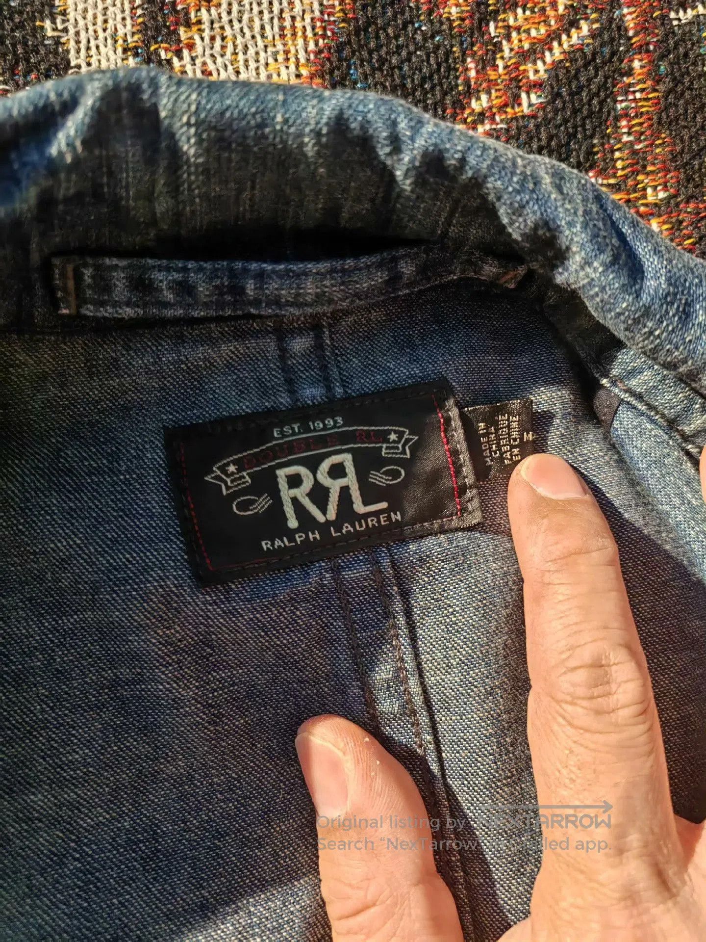 RRL Ralph Lauren Double RL RRL Washed Denim Blazer. Size US M / EU 48-50 / 2 - 5 Thumbnail