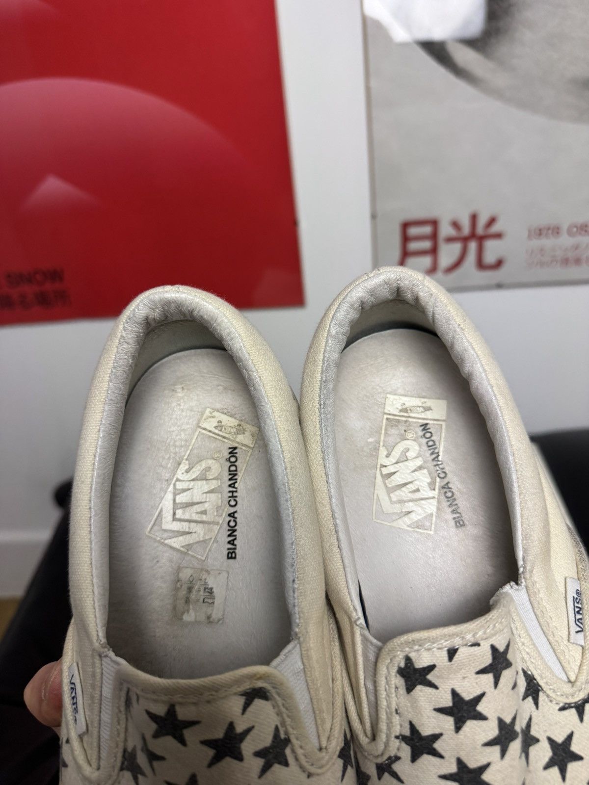 BIANCA CHANDON × Vans Bianca Chandon x Vans Slip-On Stars Designer Dirty Sole Rare Size US 8.5 / EU 41-42 - 6 Thumbnail