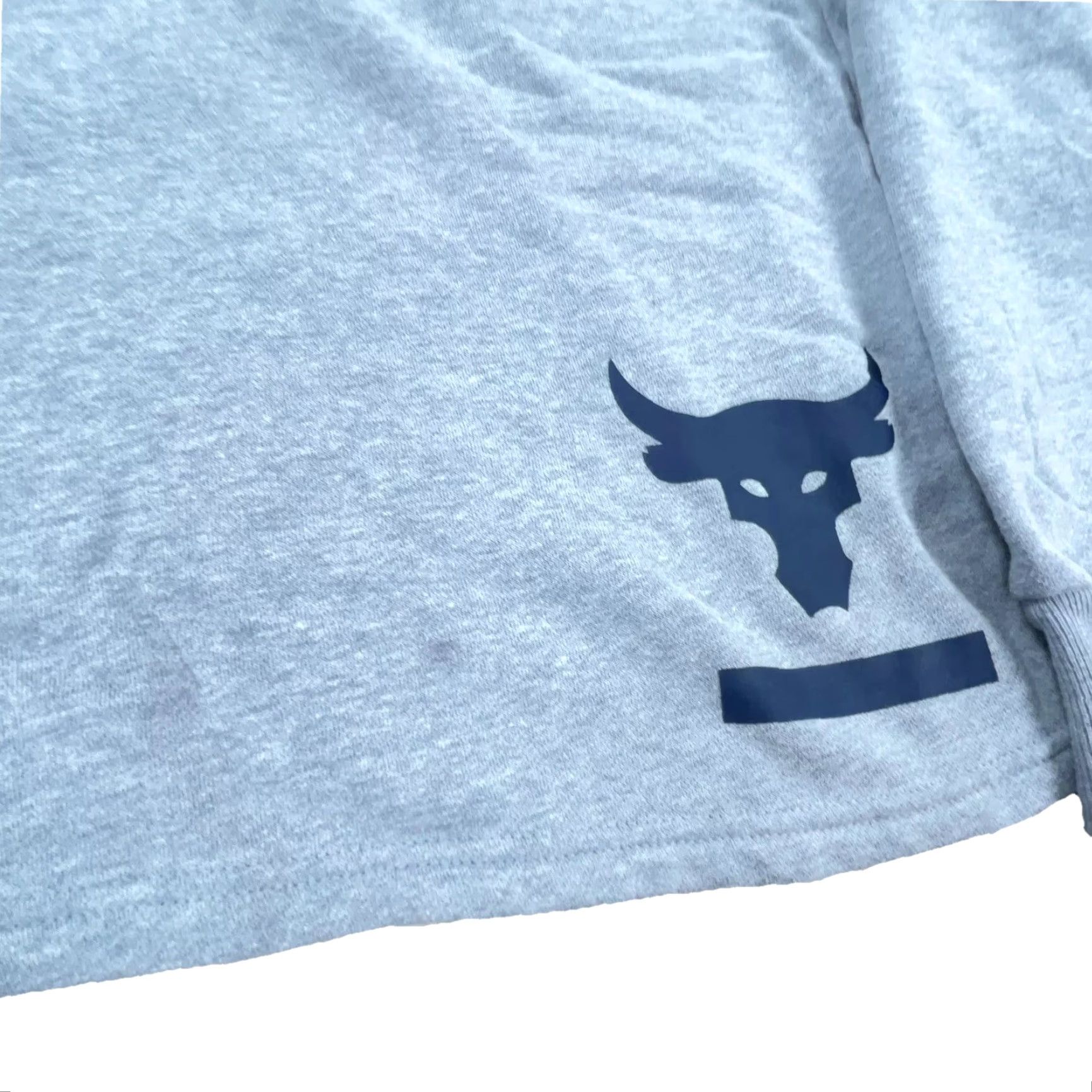 Under Armour Under Armour Hoodie Women Medium Gray Project Rock Crop Top Pullover Training Size M / US 6-8 / IT 42-44 - 5 Thumbnail