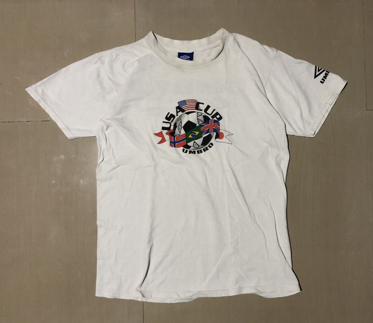 Vintage Vintage 90s USA CUP UMBRO SOCCER Size US M / EU 48-50 / 2 - 1 Thumbnail