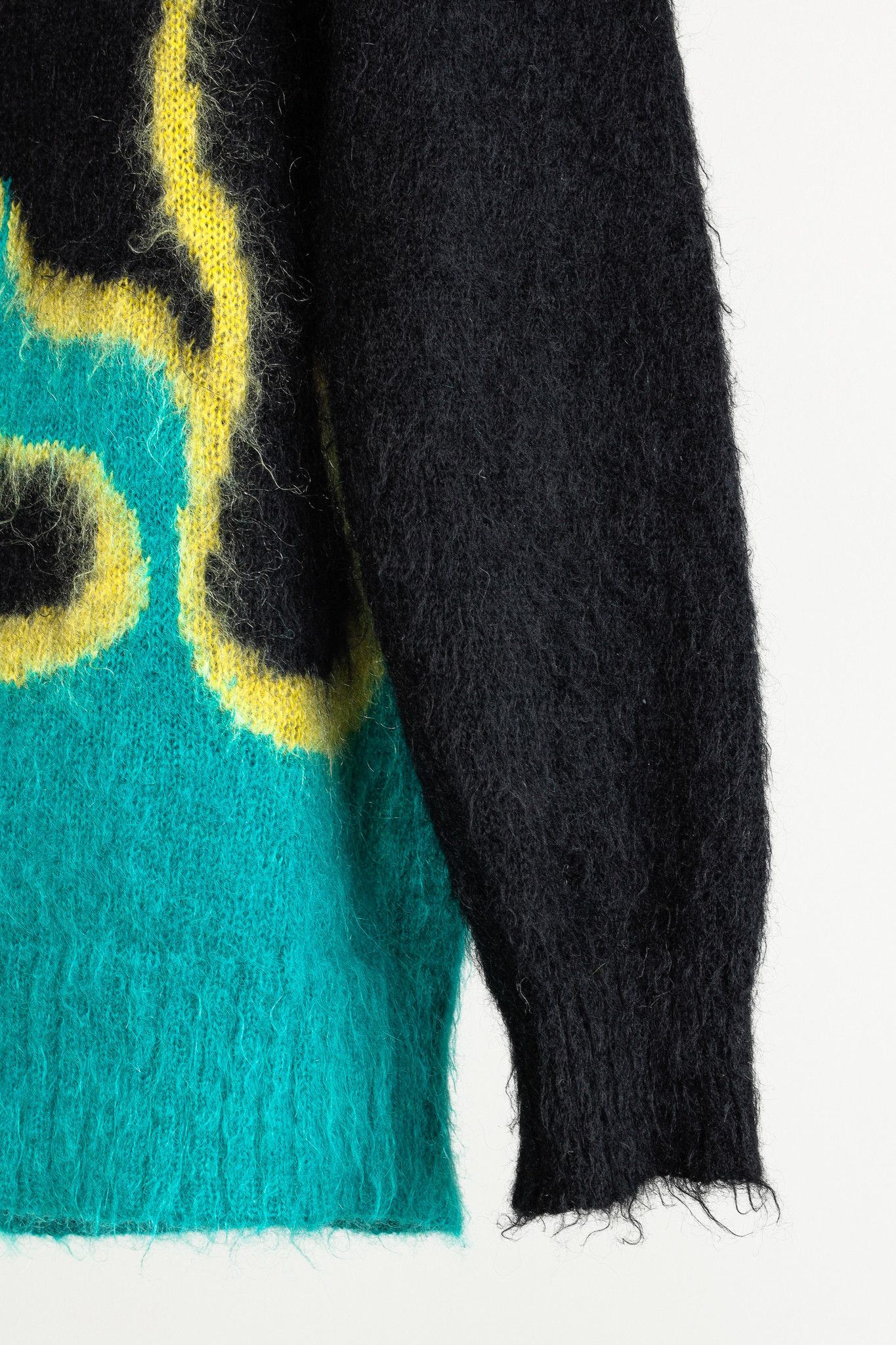 Prada Prada AW/18 Black Flame Intarsia-Knit Mohair-Blend Sweater Size XS / US 0-2 / IT 36-38 - 6 Thumbnail