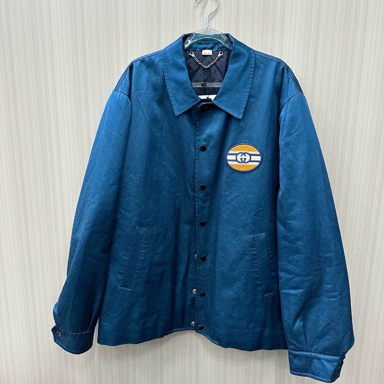 Gucci Gucci Blue cotton jacket 2504-Nextarrow Size US L / EU 52-54 / 3 - 1 Thumbnail