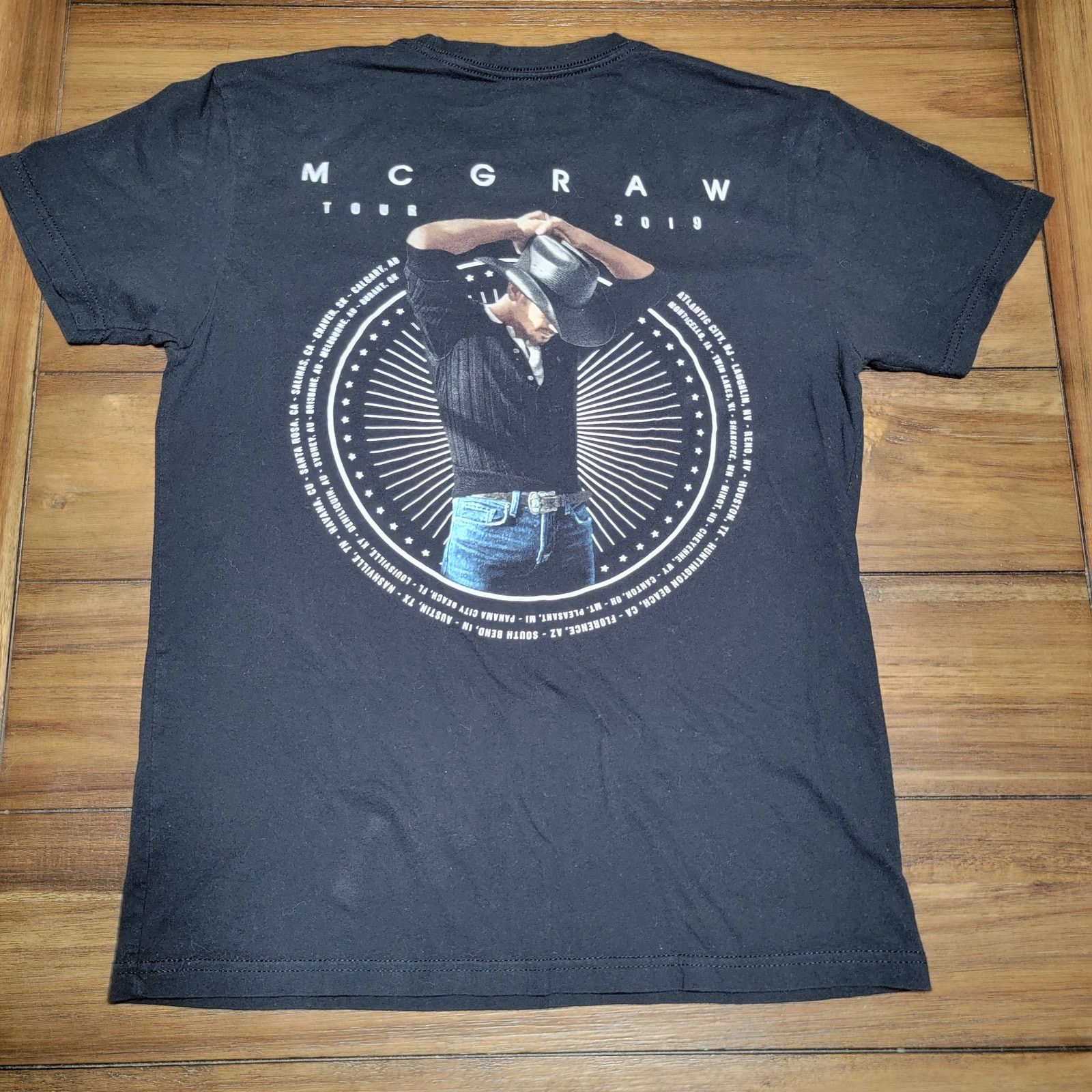 Other McGraw Black Unisex Tee "Tour 2019" - Size Small Size S / US 4 / IT 40 - 3 Thumbnail