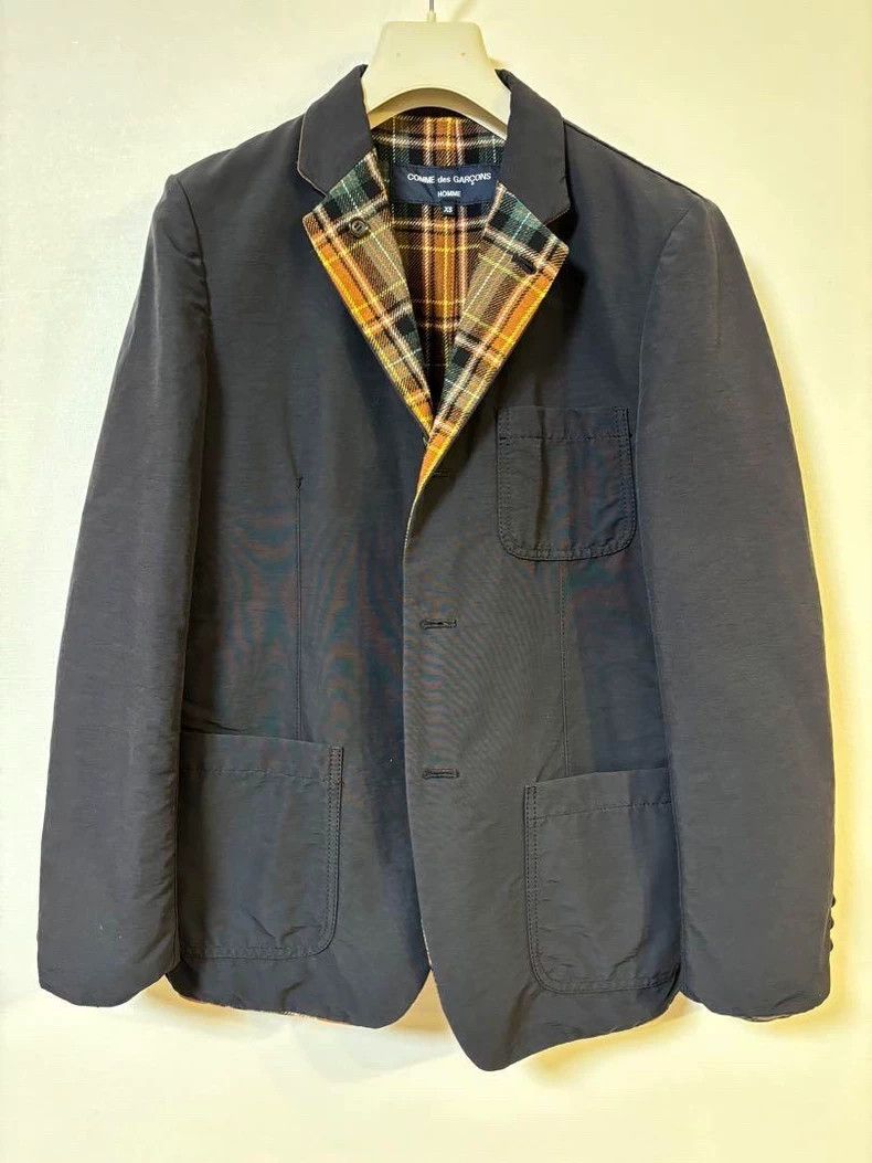 Comme des Garcons Comme Des Garcons Reversible plaid paneled wool-blend jack Size US XS / EU 42 / 0 - 4 Thumbnail