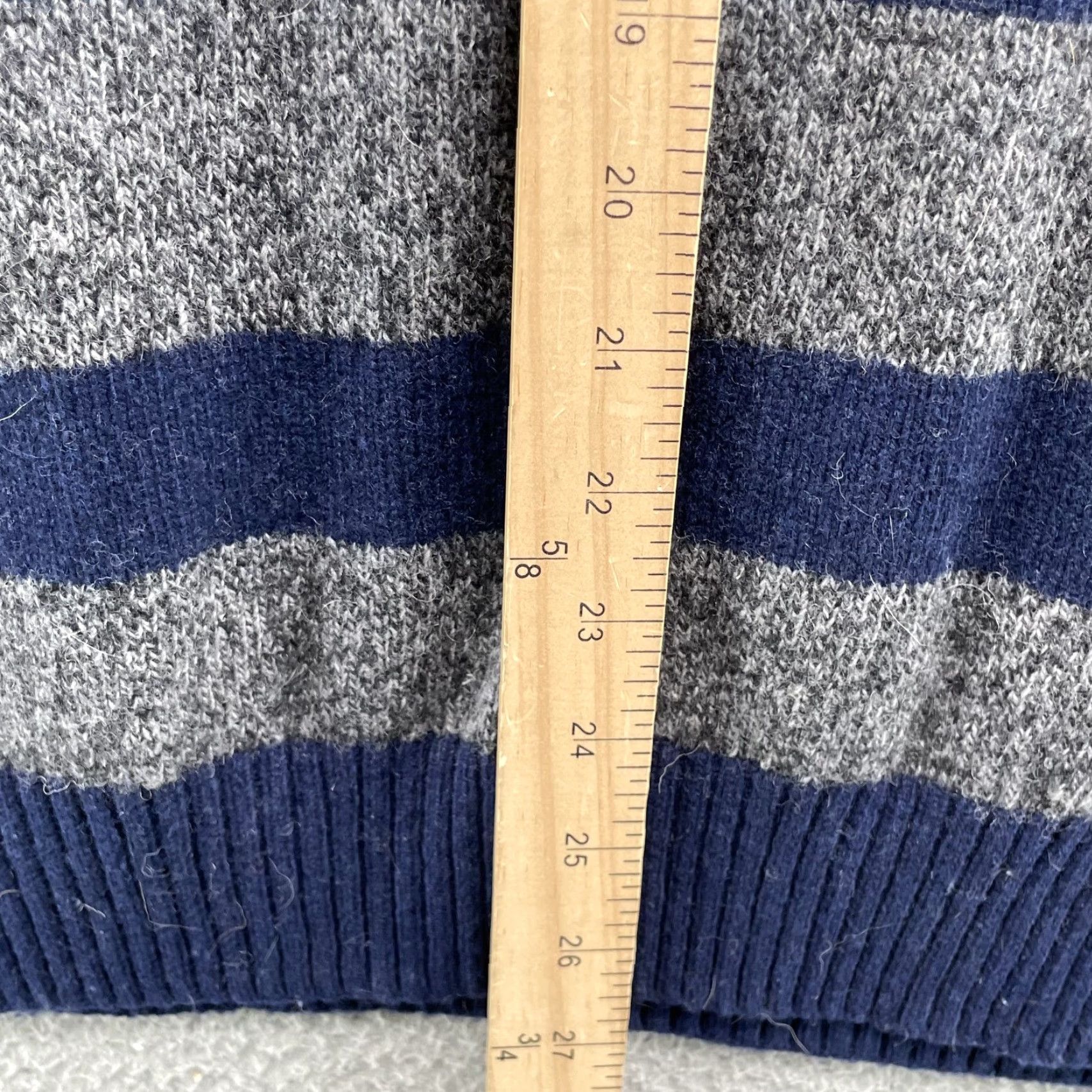 Brooks Brothers Brooks Brothers Wool Blend Sweater Men's XL Navy Stripe Academia Preppy Size US XL / EU 56 / 4 - 5 Thumbnail