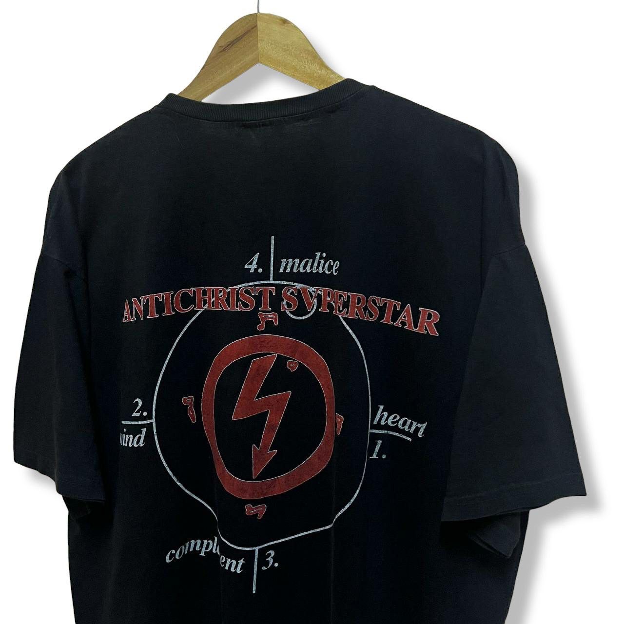 Band Tees × Marilyn Manson × Vintage Vintage Marilyn Manson Antichrist Superstar T Shirt Size US XL / EU 56 / 4 - 4 Thumbnail